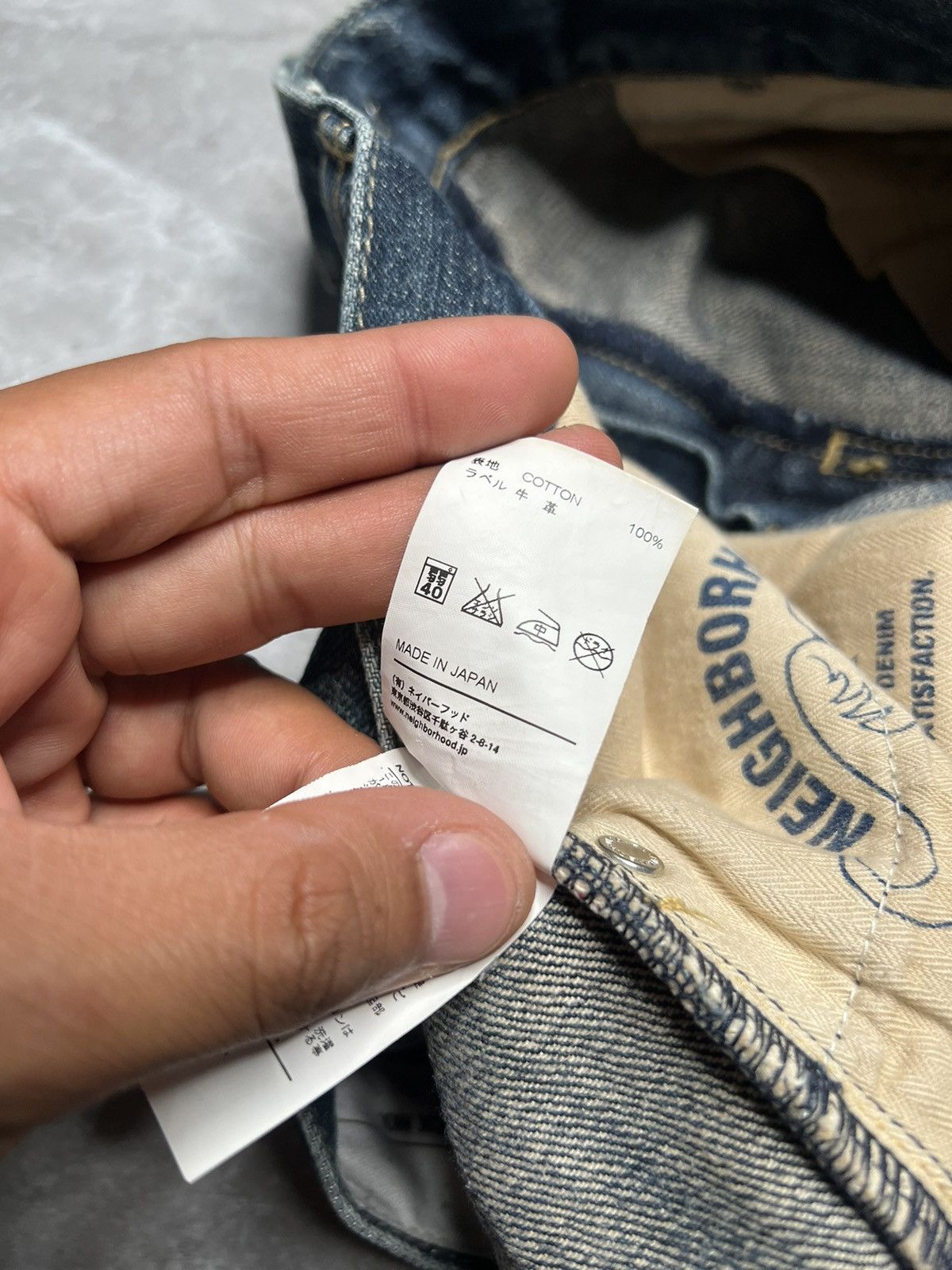Neighborhood Neighborhood 14oz Washed Dp Narrow Jeans Size US 29 - 18 Thumbnail