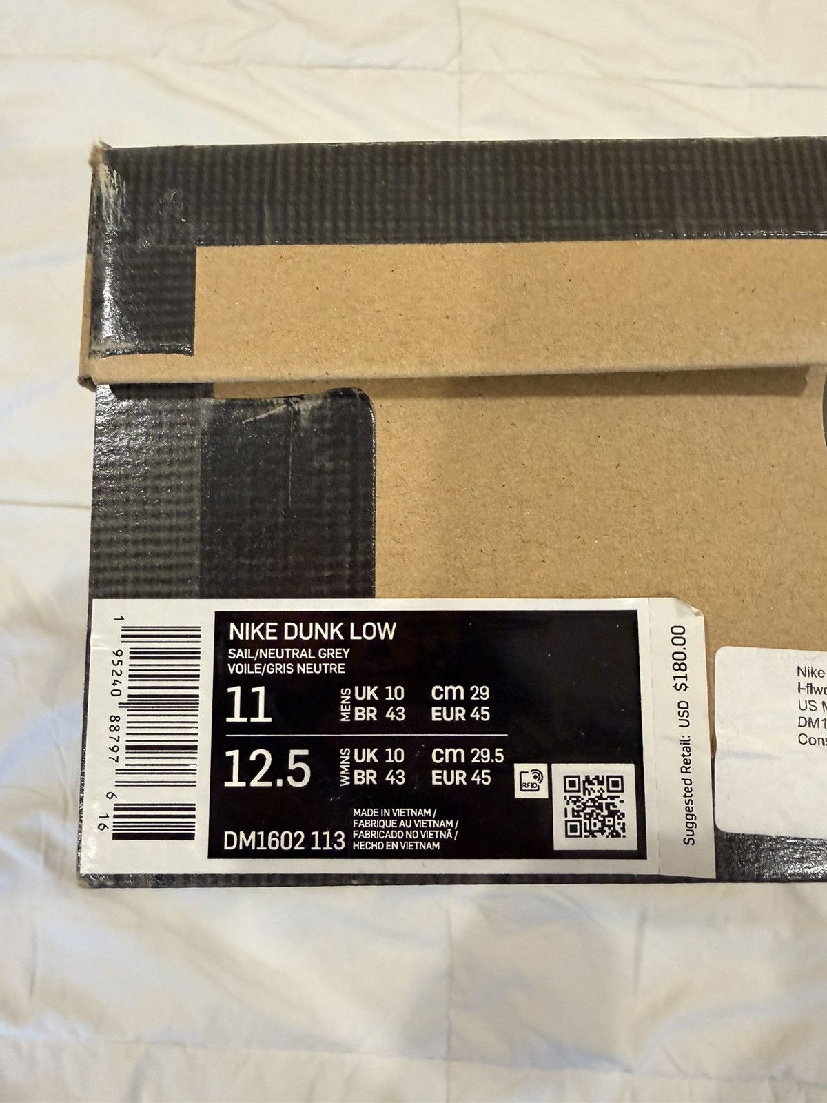Nike × Off-White Nike Dunk Low Off-White Lot 5 size 11 Size US 11 / EU 44 - 9 Thumbnail