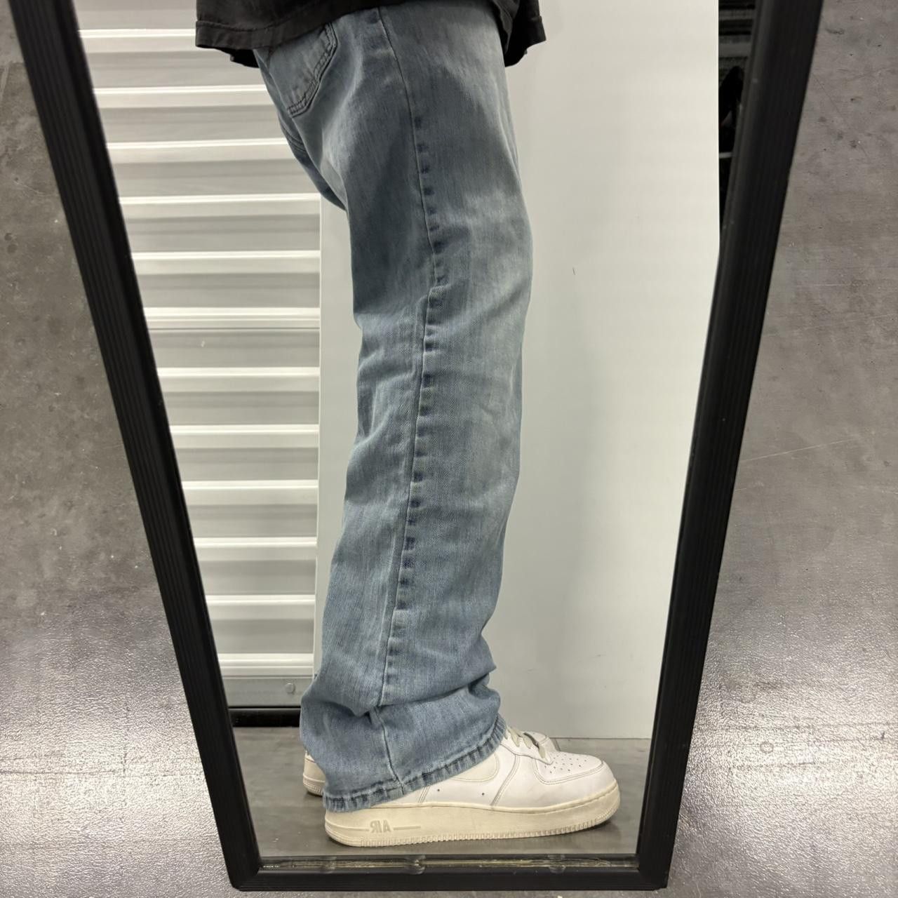 Vintage Crazy Vintage Y2K/2000s Baggy Skater Streetwear Light Blue Wash Denim Jeans! Size US 34 / EU 50 - 2 Thumbnail