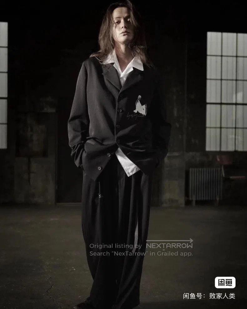 Yohji Yamamoto Yohji Yamamoto 02 SS replica actress embroidered suit jack Size US M / EU 48-50 / 2 - 8 Thumbnail