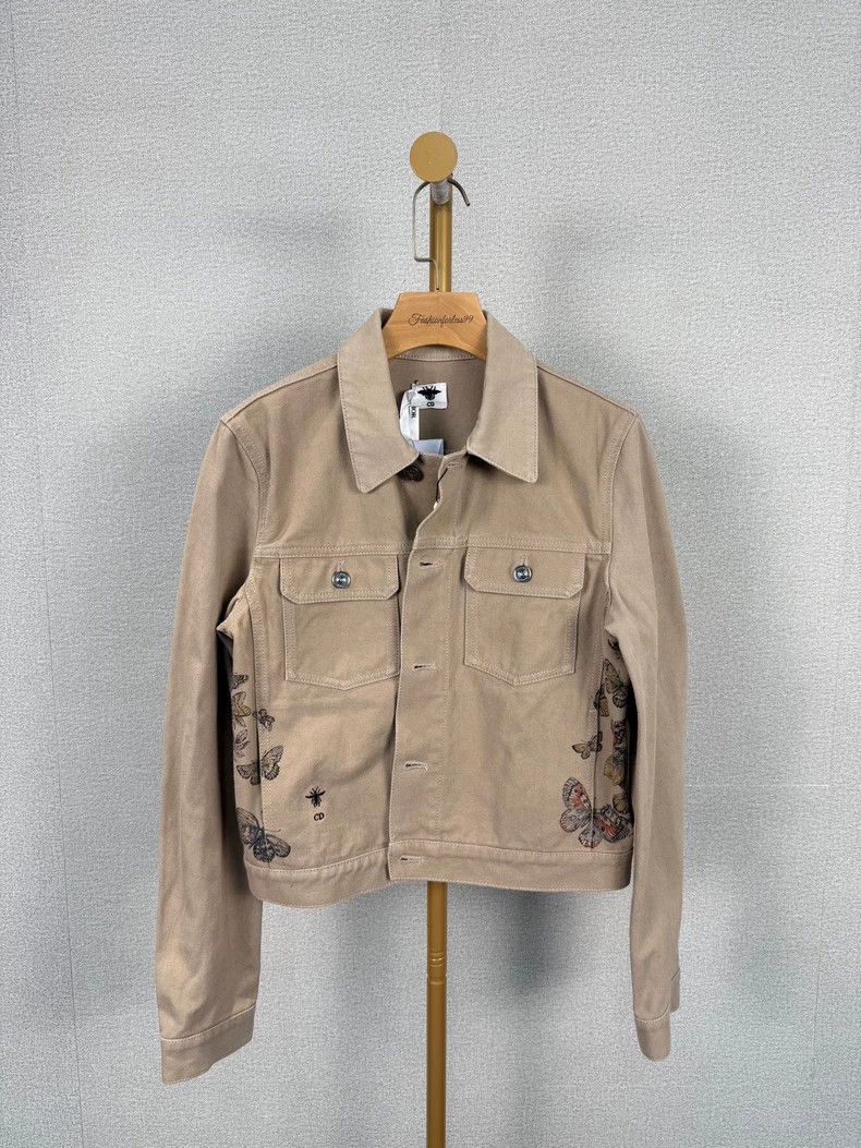 Dior Butterfly Denim Jacket 40 - dmc