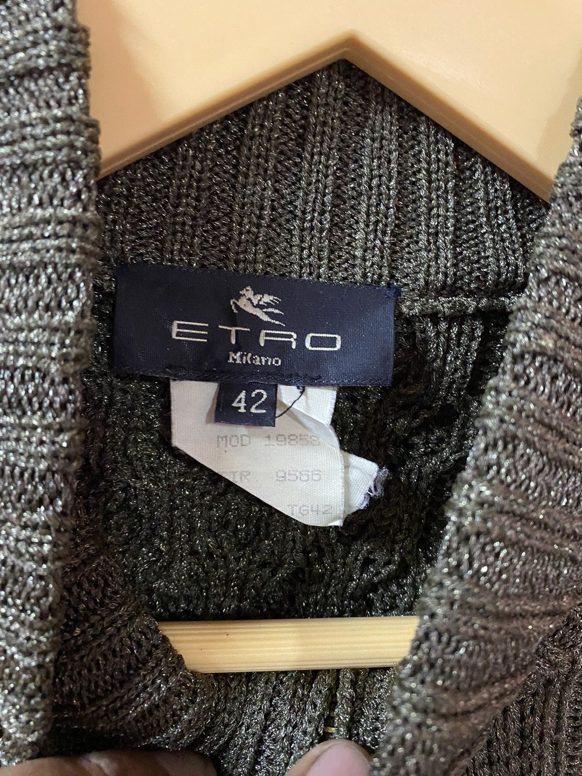 Etro × Vintage Etro knitware Size S / US 4 / IT 40 - 4 Thumbnail
