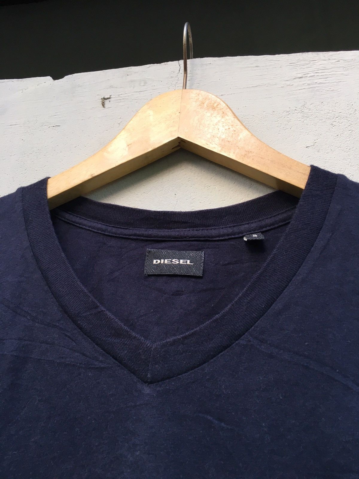 Diesel Diesel Pocket Denim Vneck Tee Size US S / EU 44-46 / 1 - 7 Thumbnail