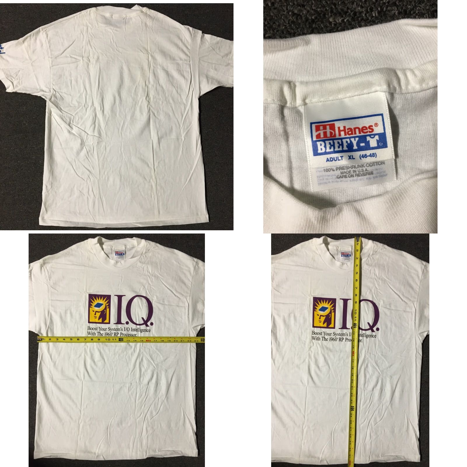 Vintage VINTAGE Intel i960 Promo Shirt XL White Men T-Shirt Size US XL / EU 56 / 4 - 8 Thumbnail