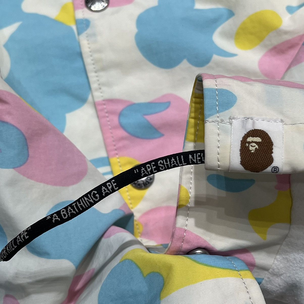 Bape BAPE COTTON CANDY COACH JACKET Size US M / EU 48-50 / 2 - 10 Thumbnail