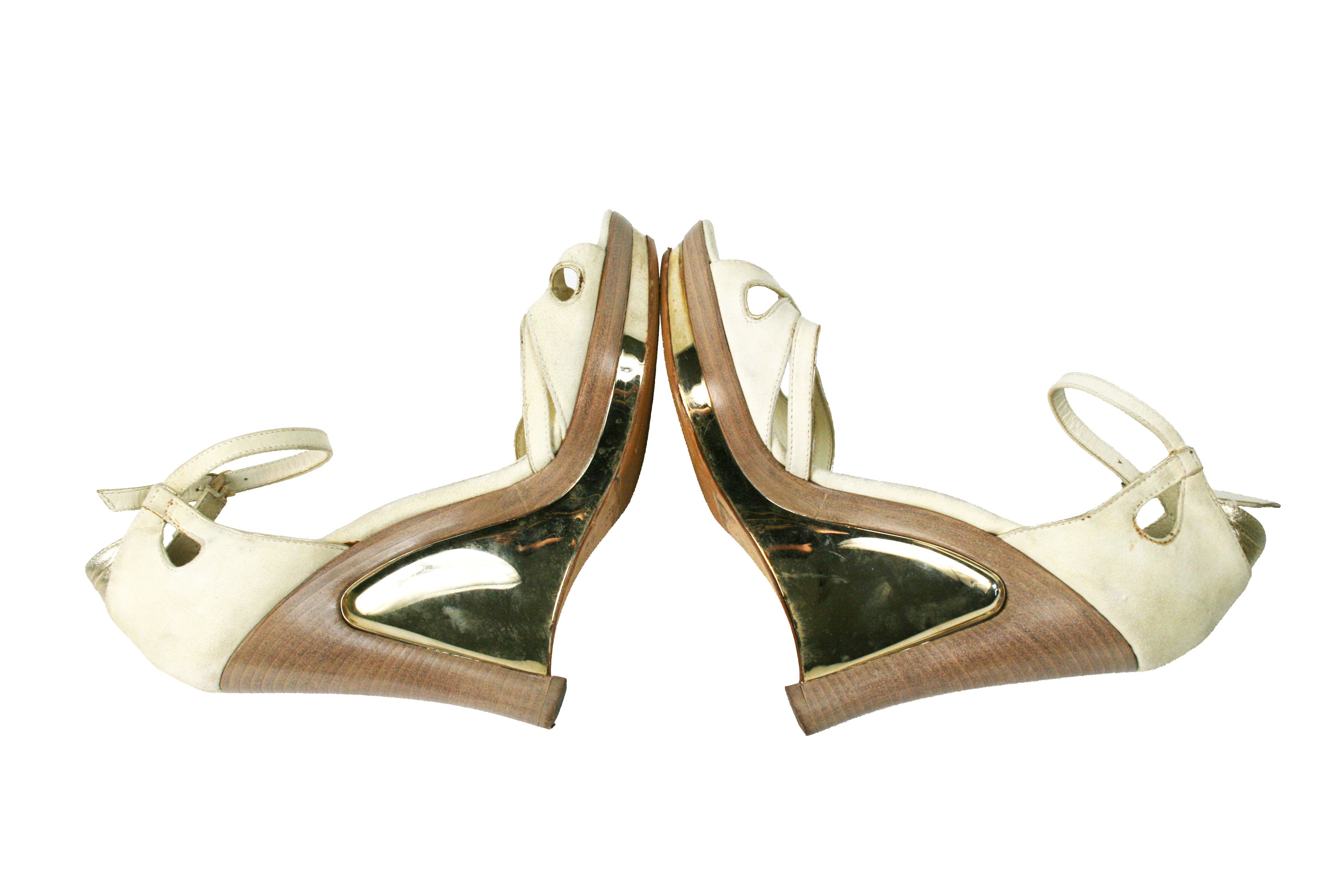 Fendi Wedge Strap Sandals Size US 9 / IT 39 - 8 Thumbnail