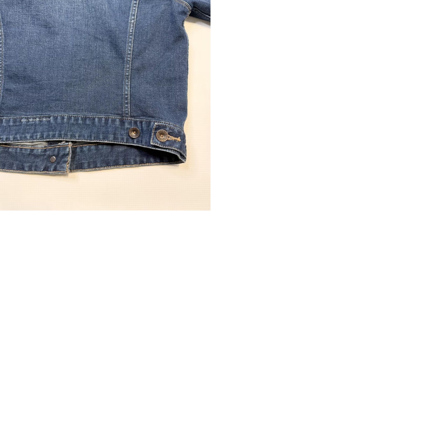 Lucky Brand Lucky Brand Pixie Denim Jacket Womens Medium Blue Jean Button Front Pockets Size 32" / US 10 / IT 46 - 9 Thumbnail