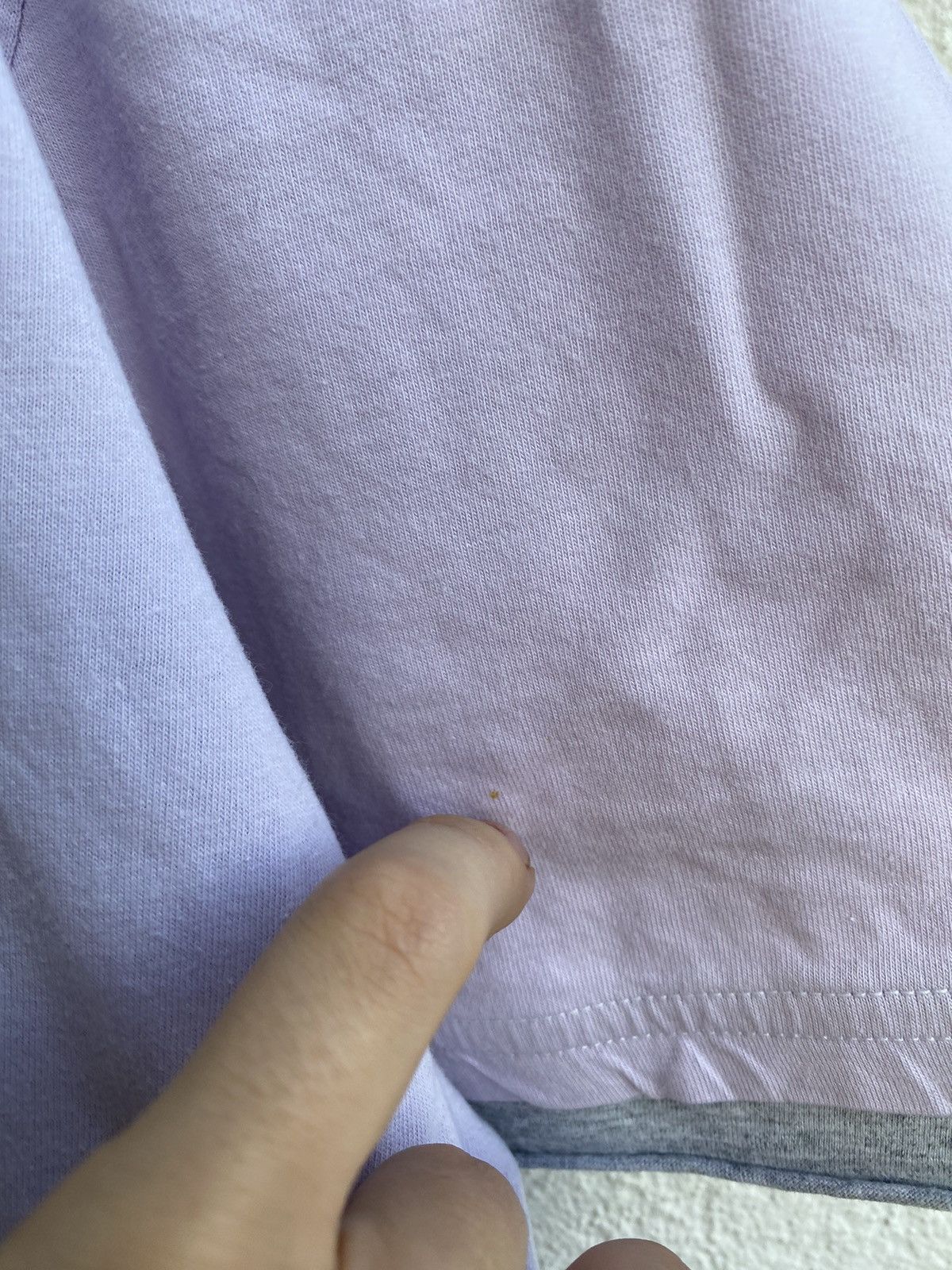 Yves Saint Laurent Lilac YSL T-Shirt Big Logo Double Layer YSL Shirt YSL Tee Size US L / EU 52-54 / 3 - 23 Thumbnail