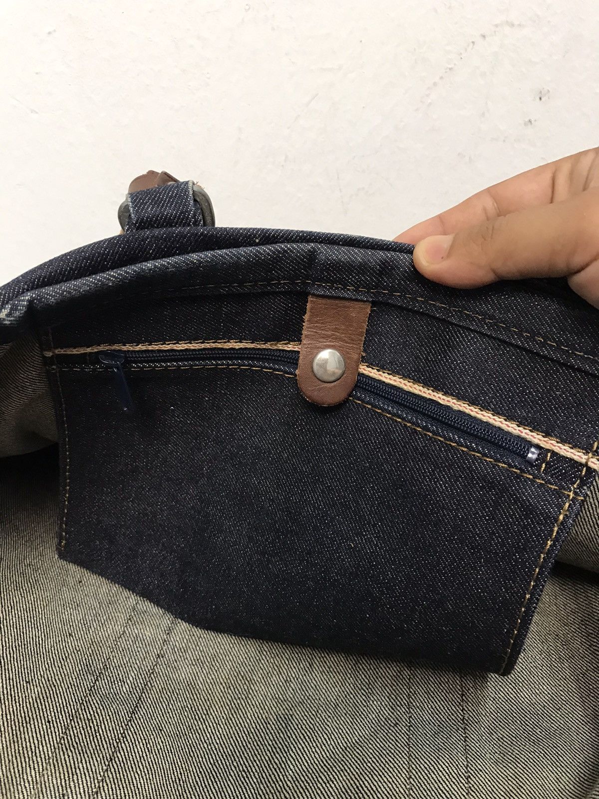 Hysteric Glamour × If Six Was Nine × Japanese Brand Denim Indigo Tote Bag Size ONE SIZE - 12 Thumbnail