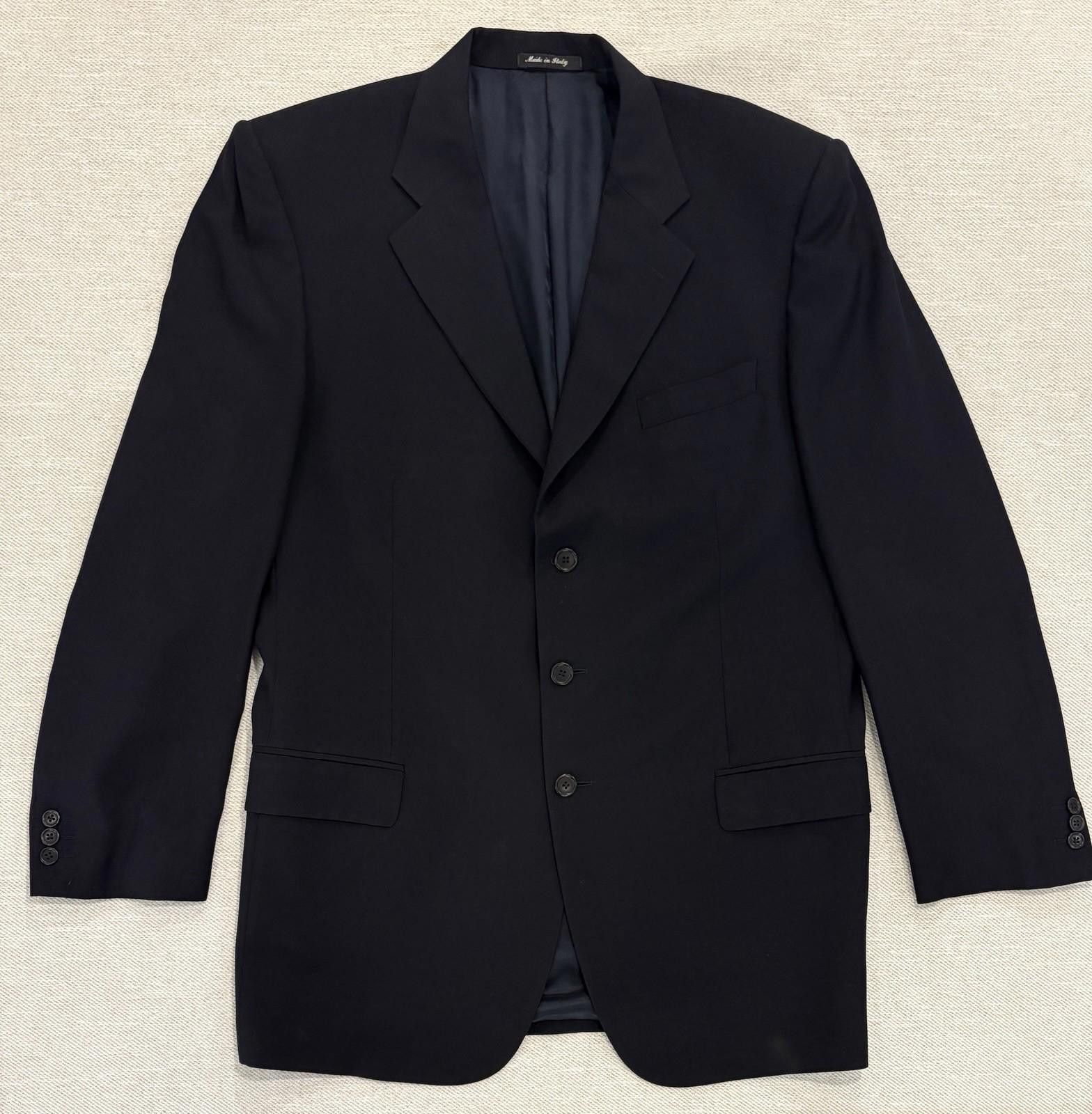 Barneys New York Vintage Made In Italy Barney’s New York Blazer Black, 44L Size 44L - 1 Thumbnail