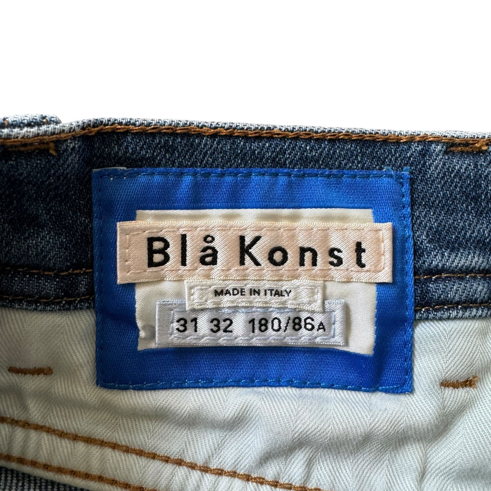 Acne Studios ACNE Studios North Skinny Fit Jean Mid Blue Size US 31 - 4 Thumbnail