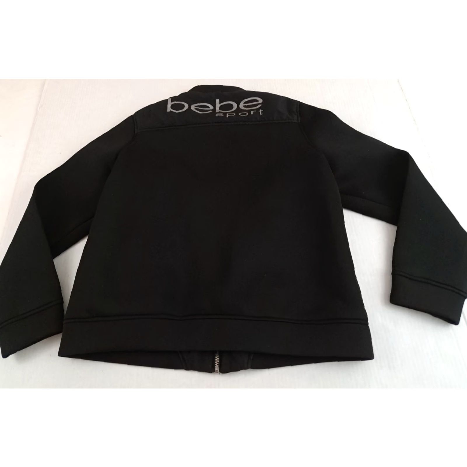 Bebe VINTAGE BEBE SPORT Jacket (Full Zip, Pockets) Black XL Women Track Shirt? Size XL / US 12-14 / IT 48-50 - 7 Thumbnail