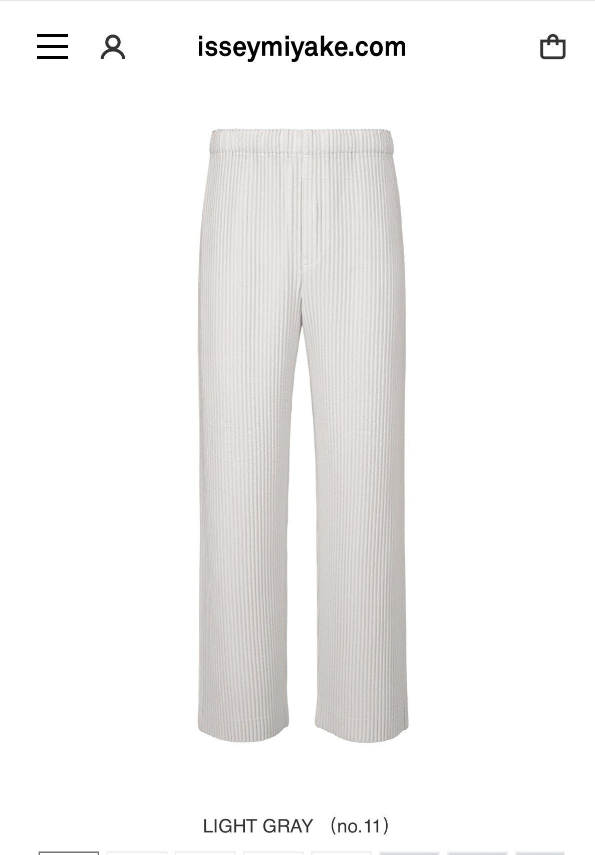 Homme Plisse Issey Miyake HOMME PLISSÉ ISSEY MIYAKE BASICS PANT Size US 30 / EU 46 - 1 Thumbnail