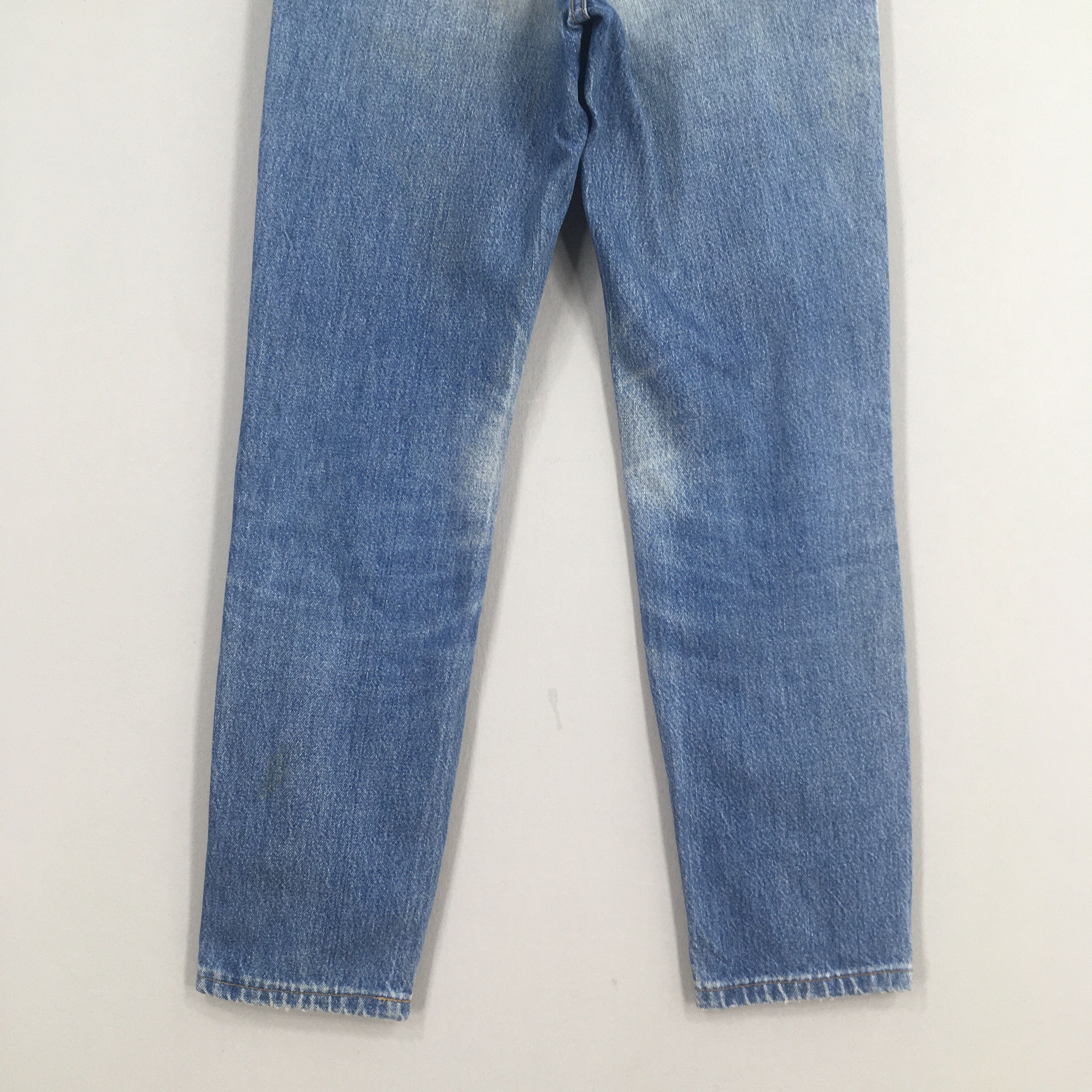 Levi's Size 23x27 Vintage 80s Levi's 501 Faded Blue Jeans S582 Size 23" - 12 Thumbnail