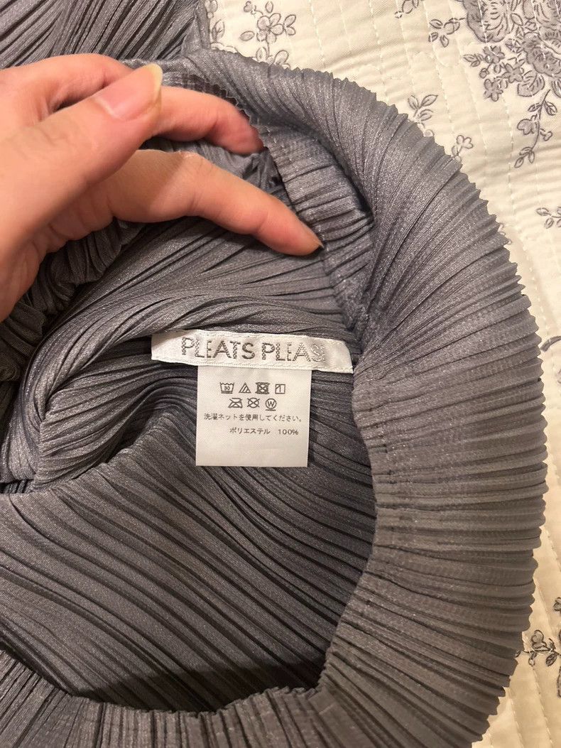 Issey Miyake Issey Miyake size:3 A classic basic grey top Size XS / US 0-2 / IT 36-38 - 2 Thumbnail