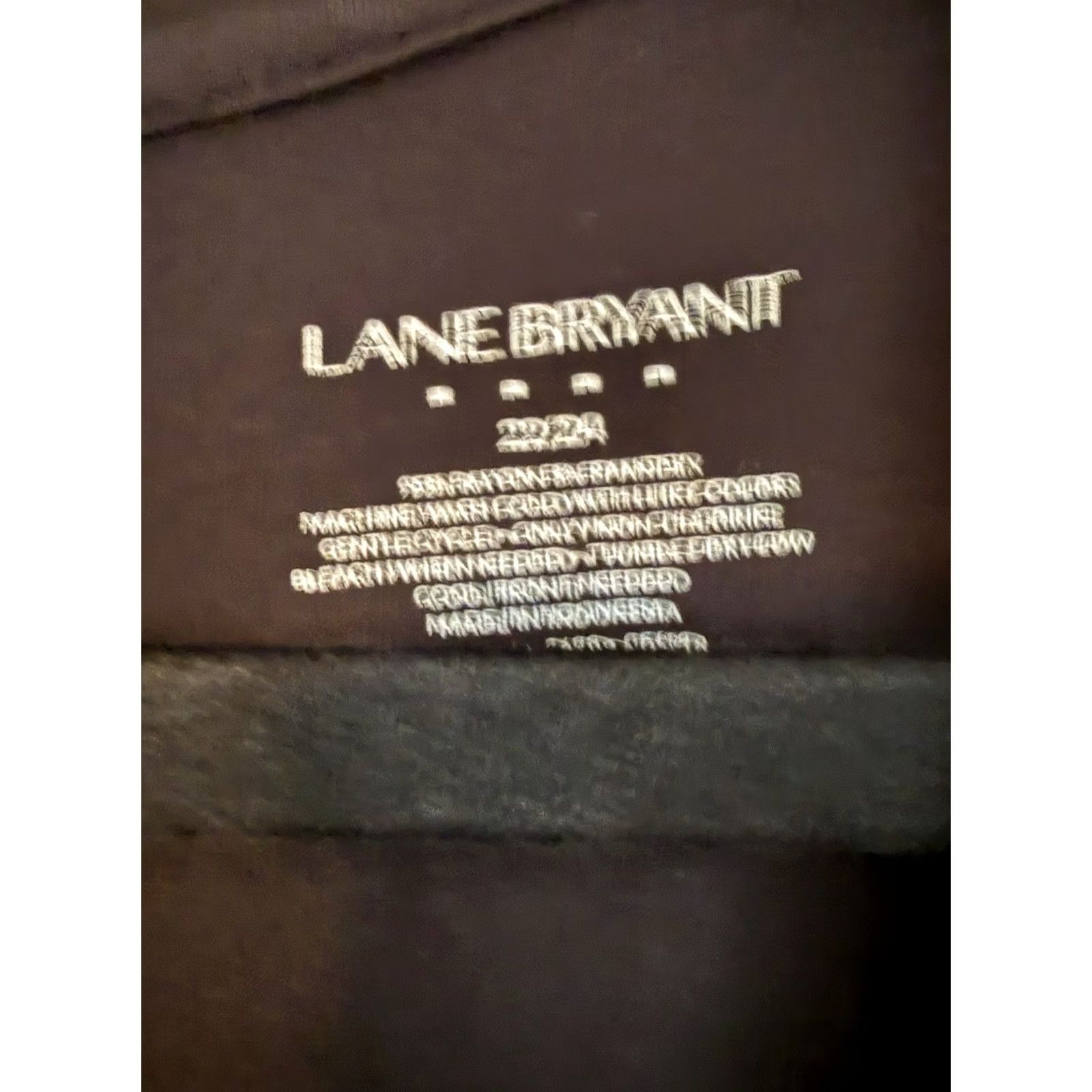 Vintage Lane Bryant Black Sleeveless Tank 22/24 Plus Curvy Flowy Basic Minimal Goth Women Size 4XL / US 24-26 - 3 Thumbnail