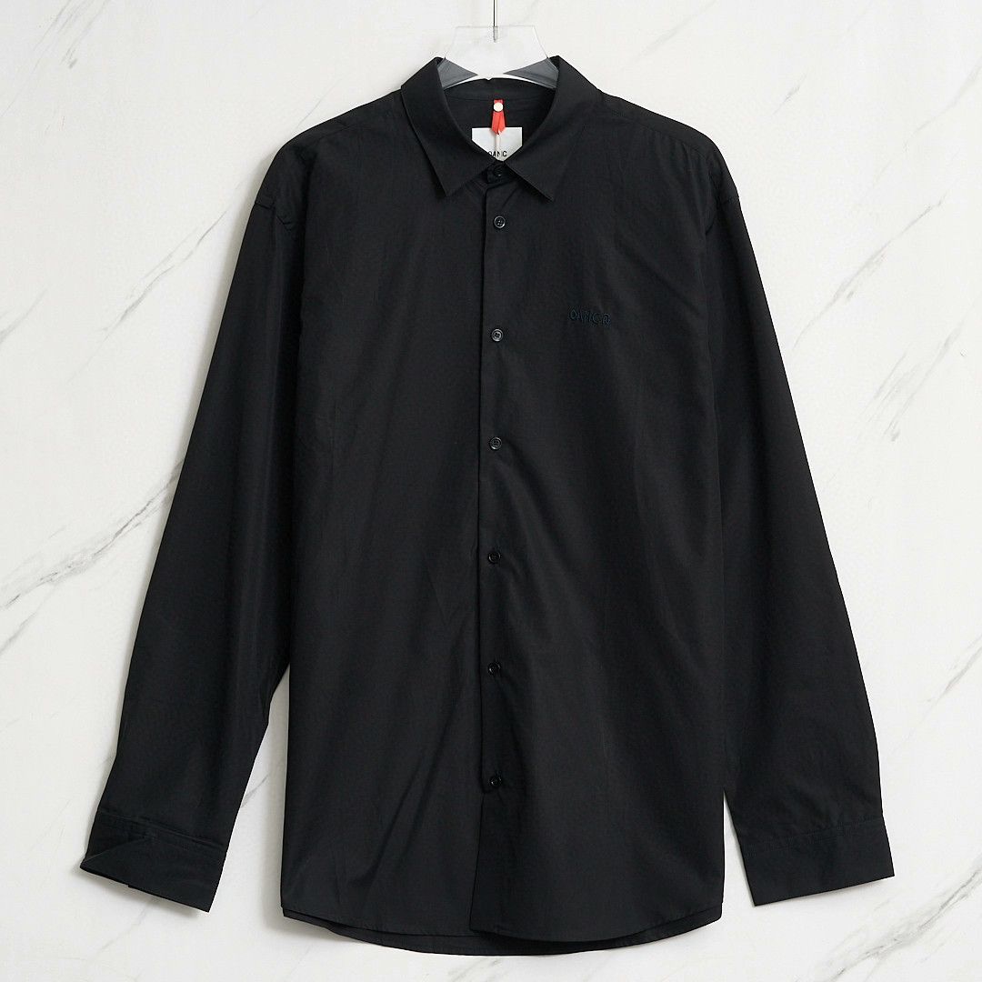 OAMC OAMC Men's Black Embroidered Shirt Size US M / EU 48-50 / 2 - 1 Thumbnail