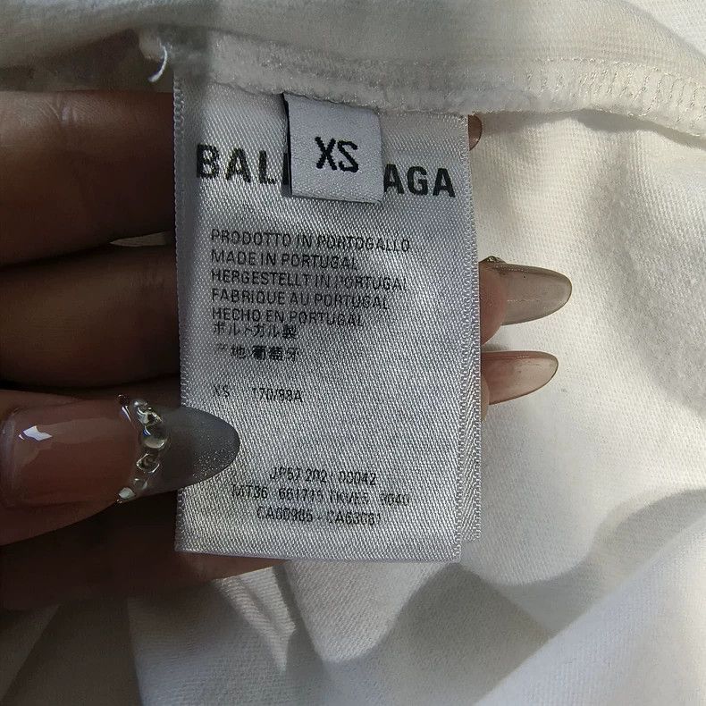 Balenciaga Balenciaga White waterfall short sleeve Size US XS / EU 42 / 0 - 3 Thumbnail