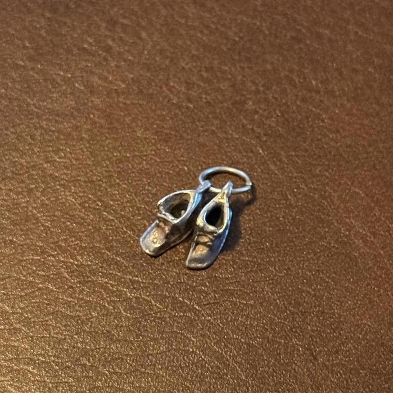 Designer Vintage Sterling Silver Baby Booties Pendant/Charm Size ONE SIZE - 5 Thumbnail