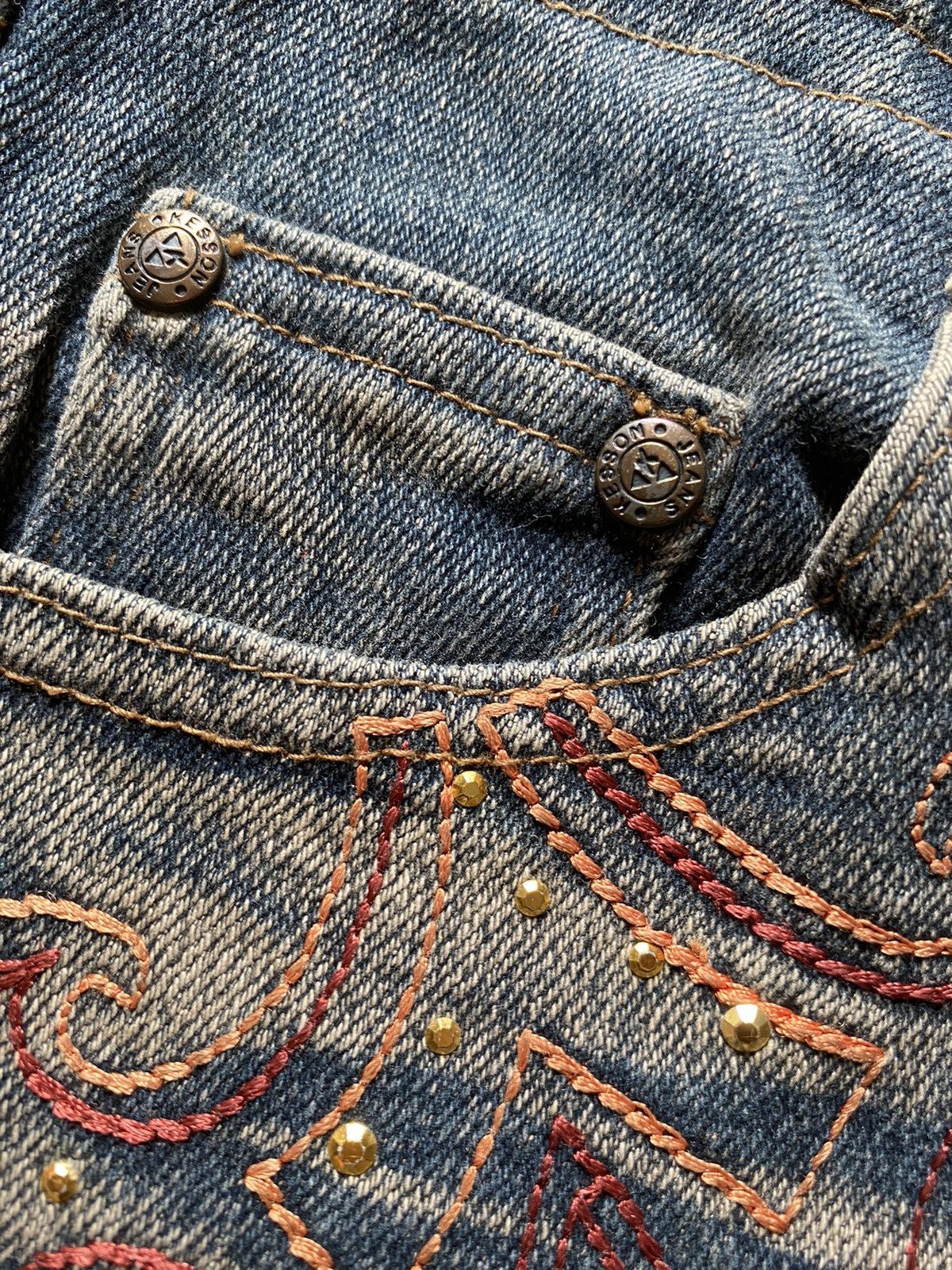 If Six Was Nine × Japanese Brand × Le Grande Bleu (L.G.B.) Vintage kesson basic imformal flared jeans Size US 28 / EU 44 - 6 Thumbnail