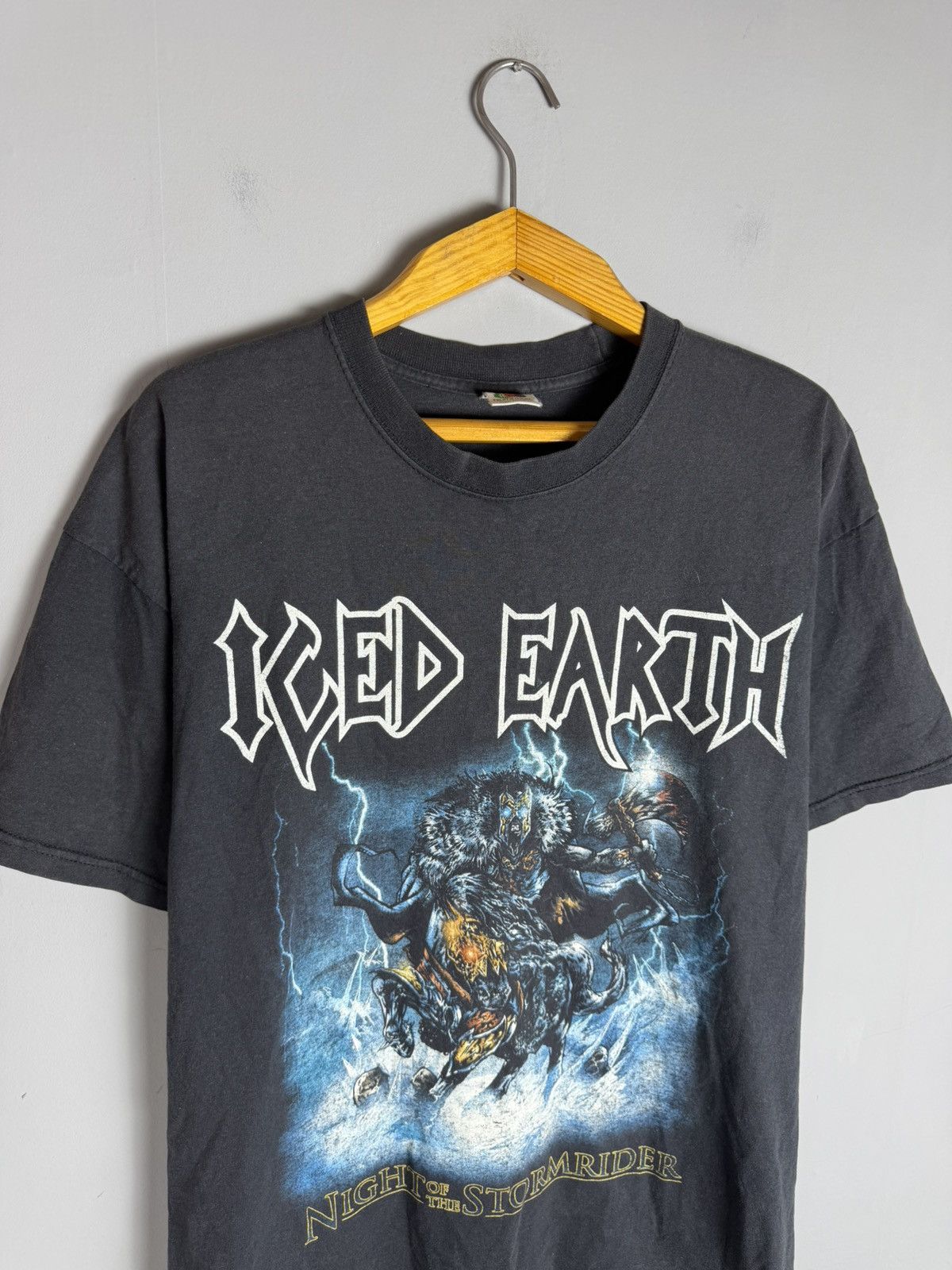 Vintage 2000s Black Iced Earth Nigth of the Stormrider tee Size US XL / EU 56 / 4 - 2 Thumbnail