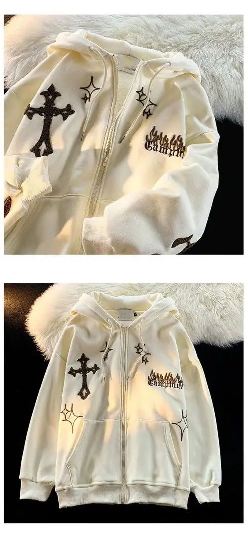 Other Embroidered Cardigan Hoodies Size US XL / EU 56 / 4 - 4 Thumbnail