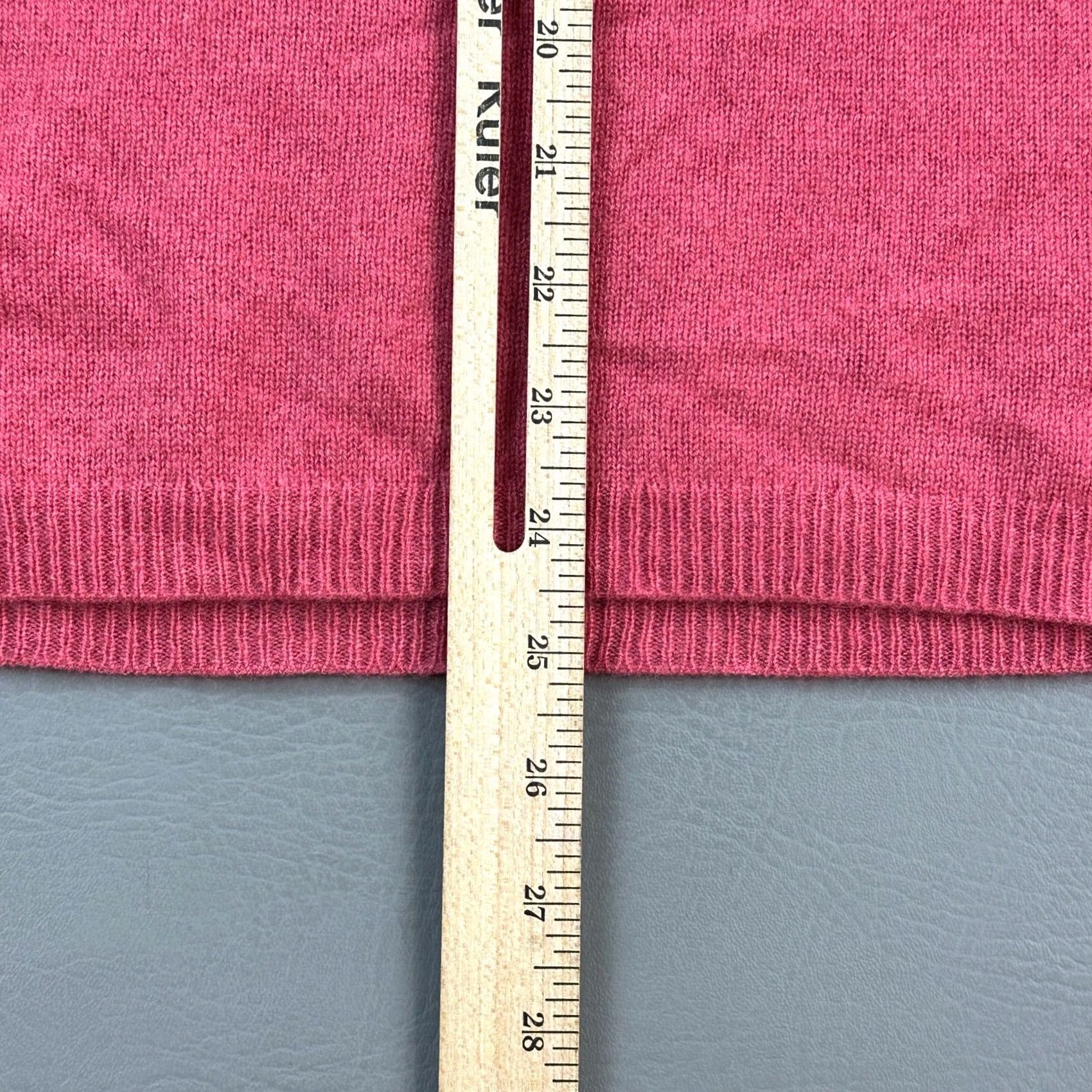 Ellen Tracy Ellen Tracy Sweater Women's Large Pink Cashmere Crewneck Soft Knit Pullover Size L / US 10 / IT 46 - 7 Thumbnail