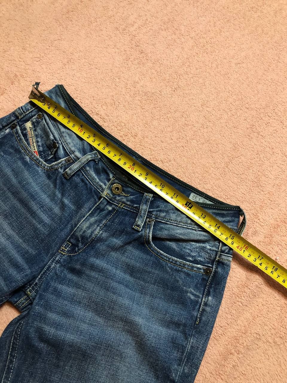 Diesel Vintage denim shorts Diesel BEBEL crazy Y2K streetwear Size 28" / US 6 / IT 42 - 11 Thumbnail