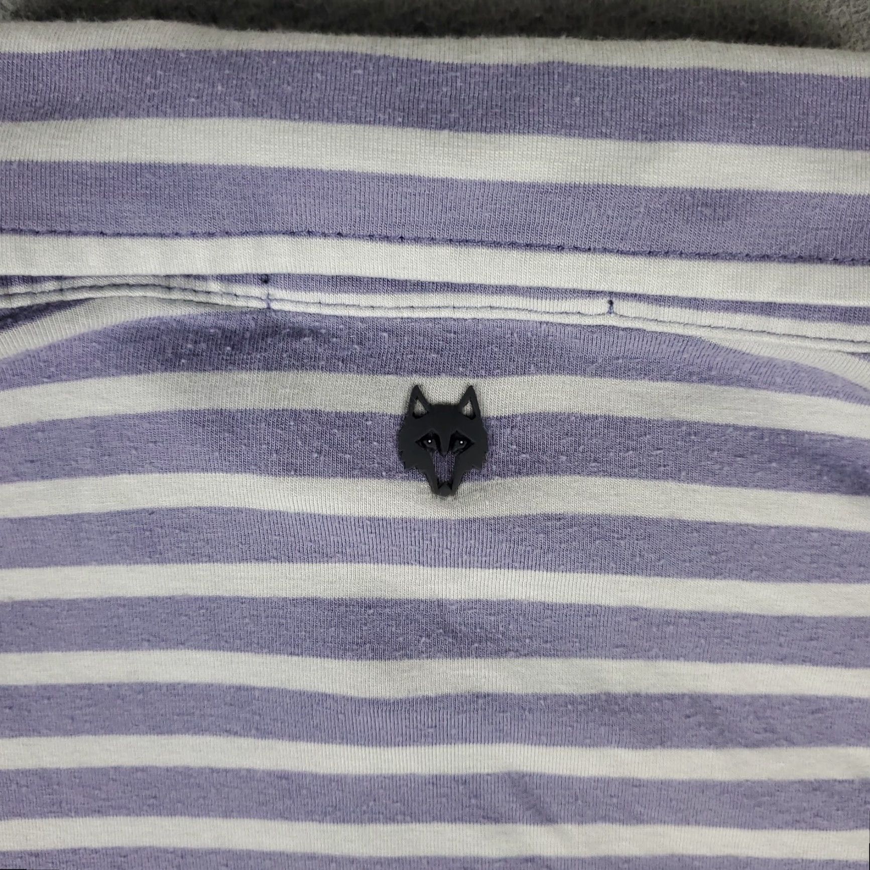 Vintage Greyson Polo Shirt Mens M Purple Striped Logo Collared Golf Short Sleeve Vintage No Size US M / EU 48-50 / 2 - 4 Thumbnail