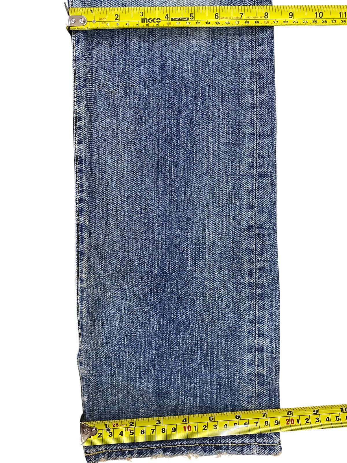 Japanese Brand Japanese Brand Light Faded Wash Style Straight Leg Jeans Size US 30 / EU 46 - 9 Thumbnail