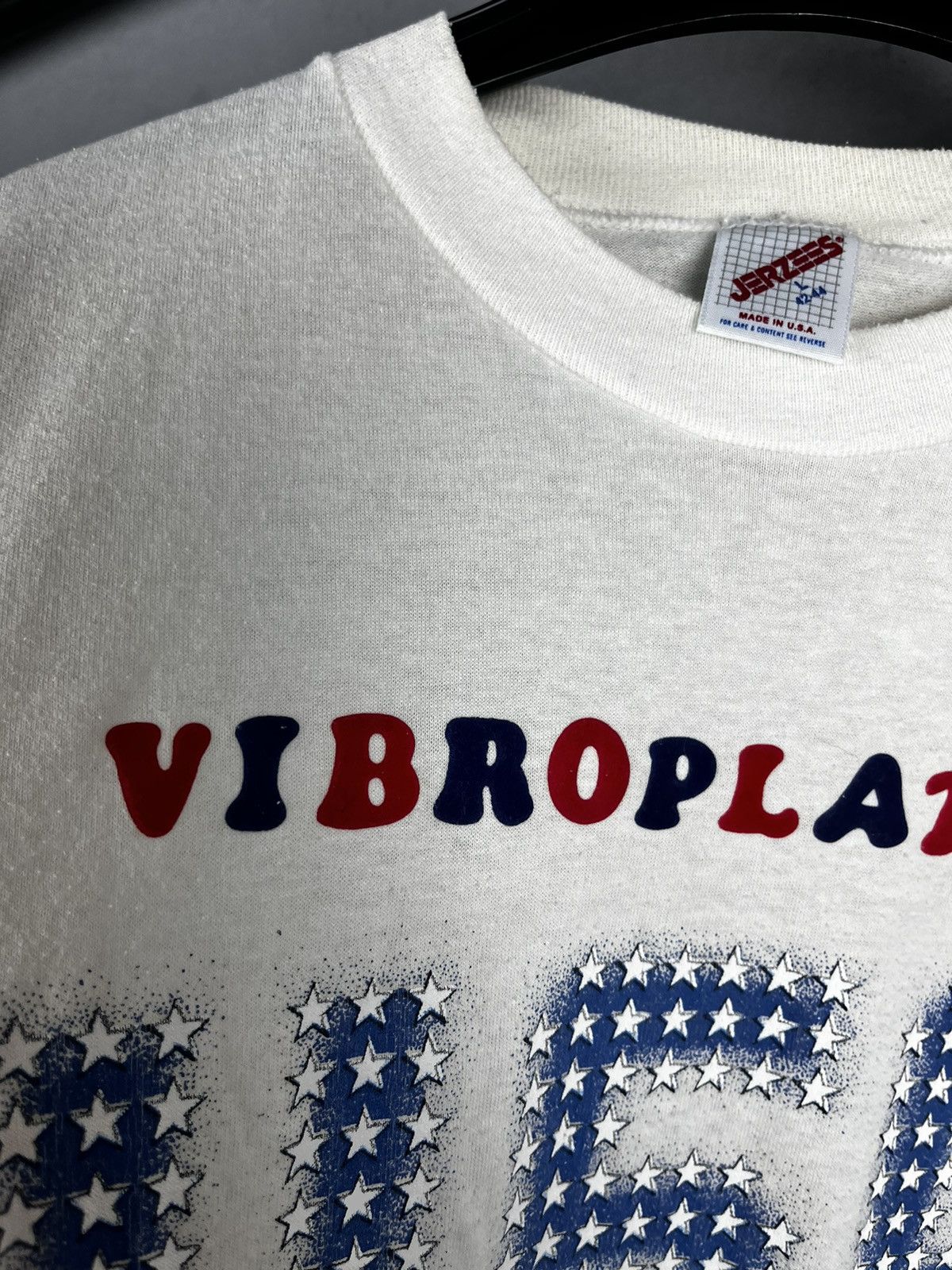 Jerzees × Vintage VIBROPLATING USA 1988 Size US L / EU 52-54 / 3 - 12 Thumbnail