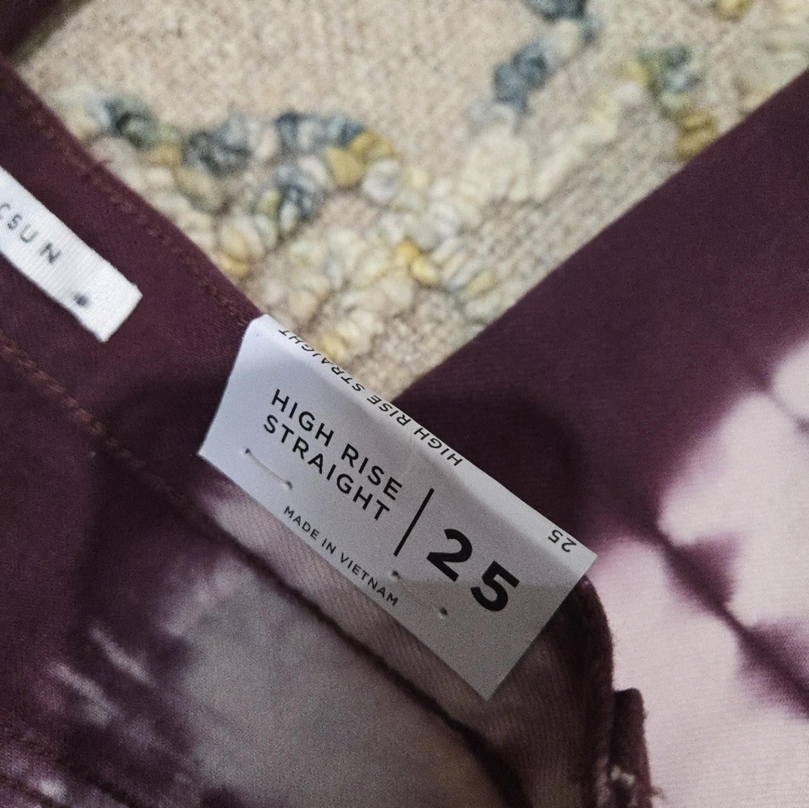 Pacsun Pacsun High Rise Straight Jean Size 25" / US 0 / IT 36 - 5 Thumbnail