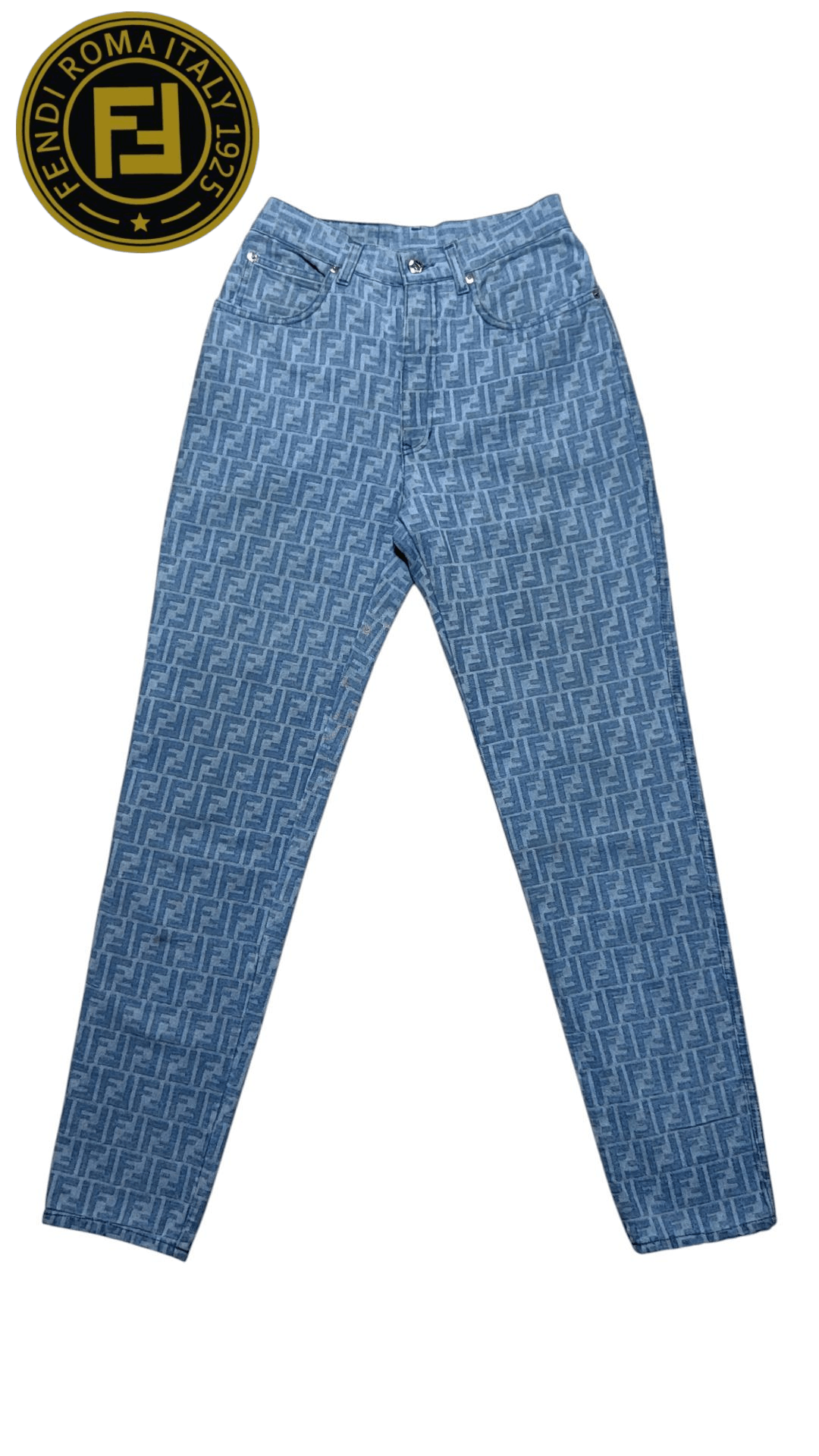 Fendi FENDI Zucca Pants Fendi Monogram Pants Hi-Rise Women's Size 28" / US 6 / IT 42 - 1 Thumbnail