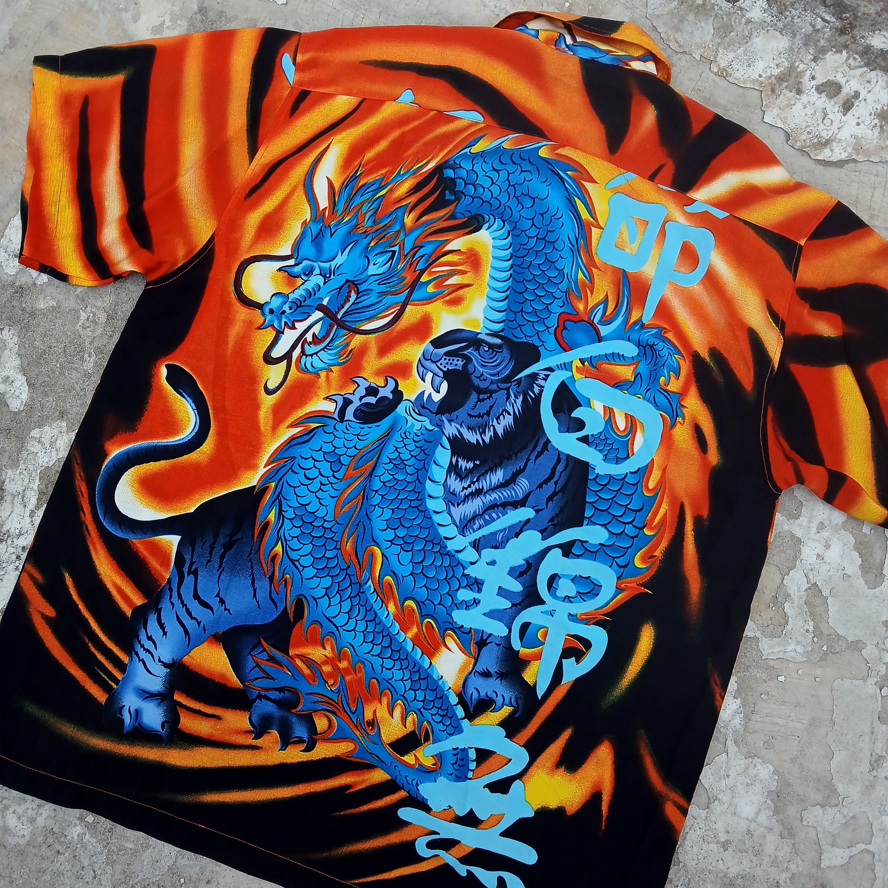Japanese Brand × Vintage Y2k joker sukajan aop dragon tiger Size XL / US 12-14 / IT 48-50 - 4 Thumbnail