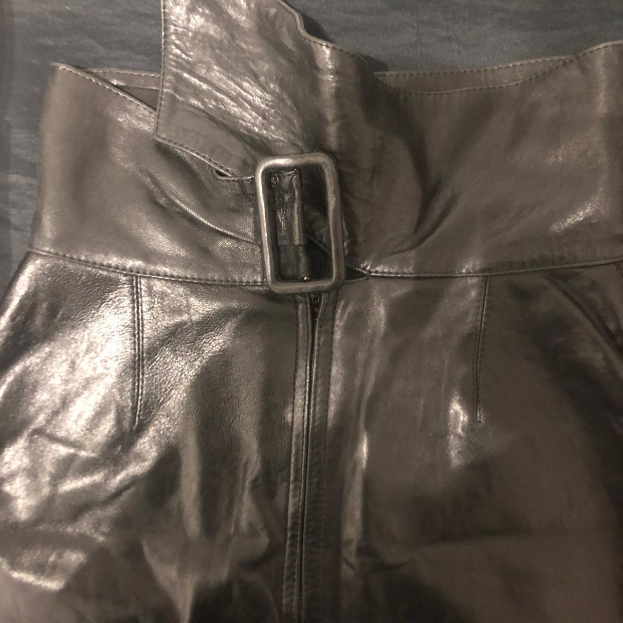 Other black leather skirt Size 28" / US 6 / IT 42 - 9 Thumbnail