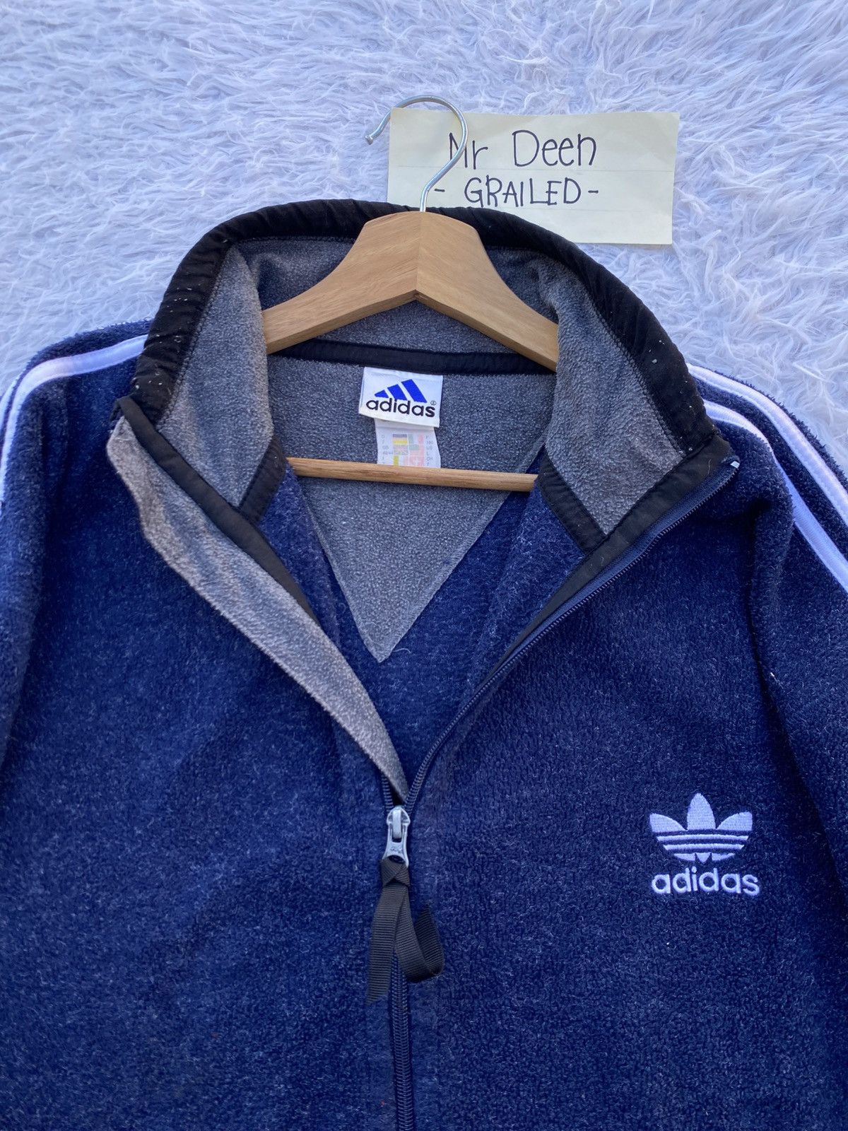 Adidas Rare ADIDAS Blue Sweater Size US L / EU 52-54 / 3 - 13 Thumbnail