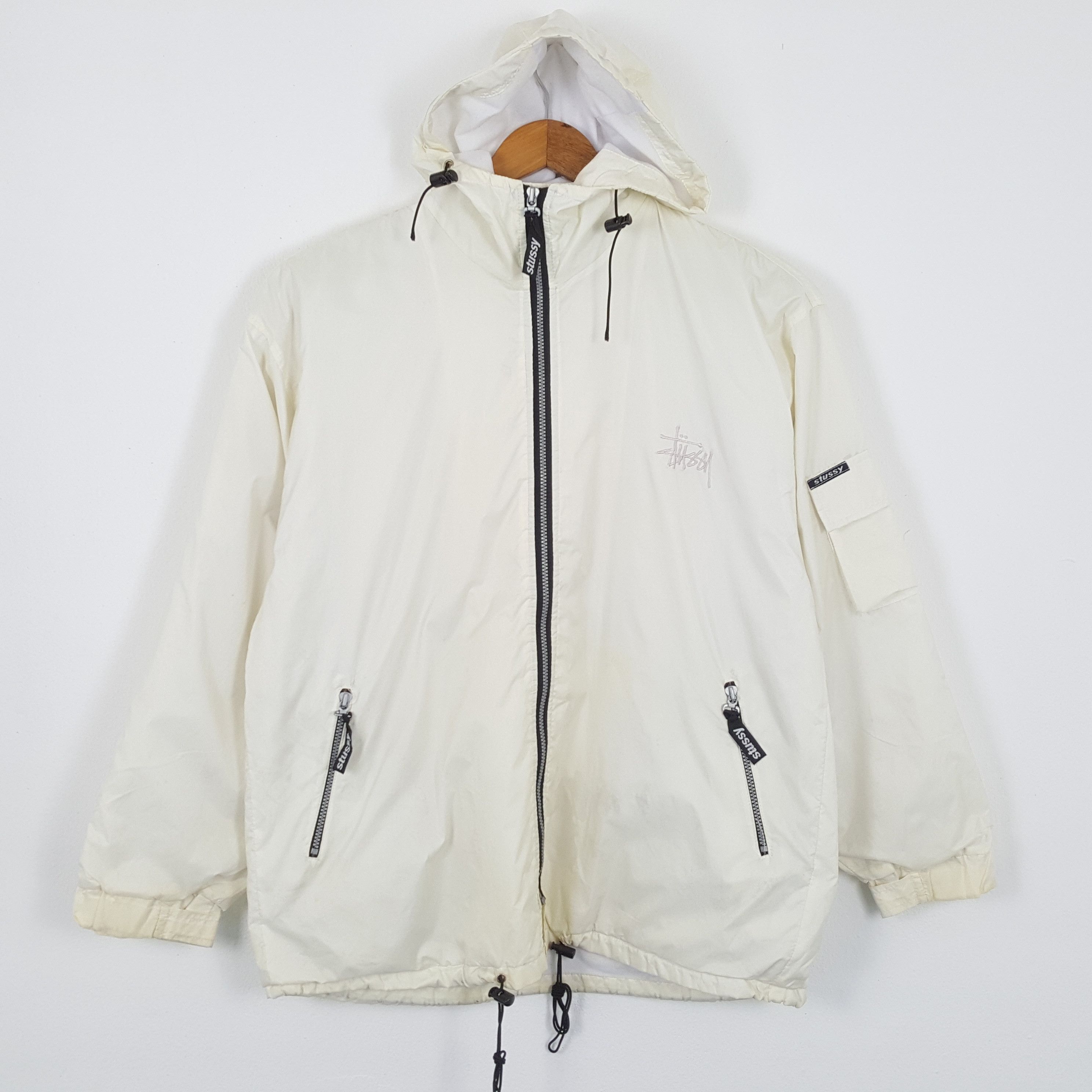 Stussy × Vintage Vintage STUSSY Streetwear Skateboard Logo Style Jacket Size US XL / EU 56 / 4 - 3 Thumbnail