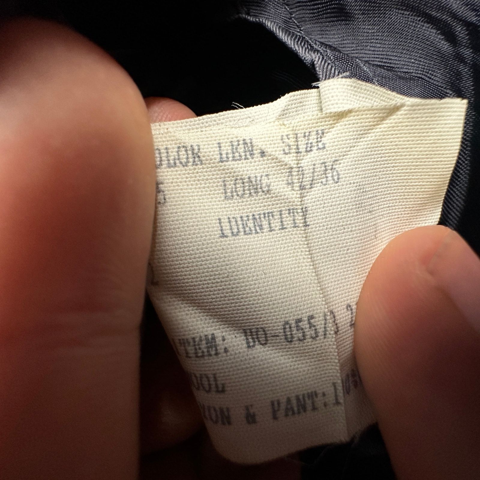 Brooks Brothers Brooks Brothers Pinstripe Wool Jacket 42 Long Navy Italy Size US L / EU 52-54 / 3 - 4 Thumbnail