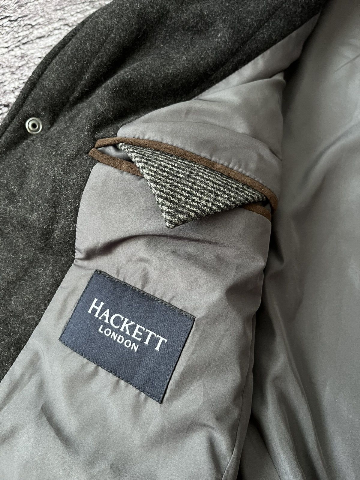 Hackett Hackett London Wool Blazer Jacket Grey Size 48R Size US M / EU 48-50 / 2 - 7 Thumbnail