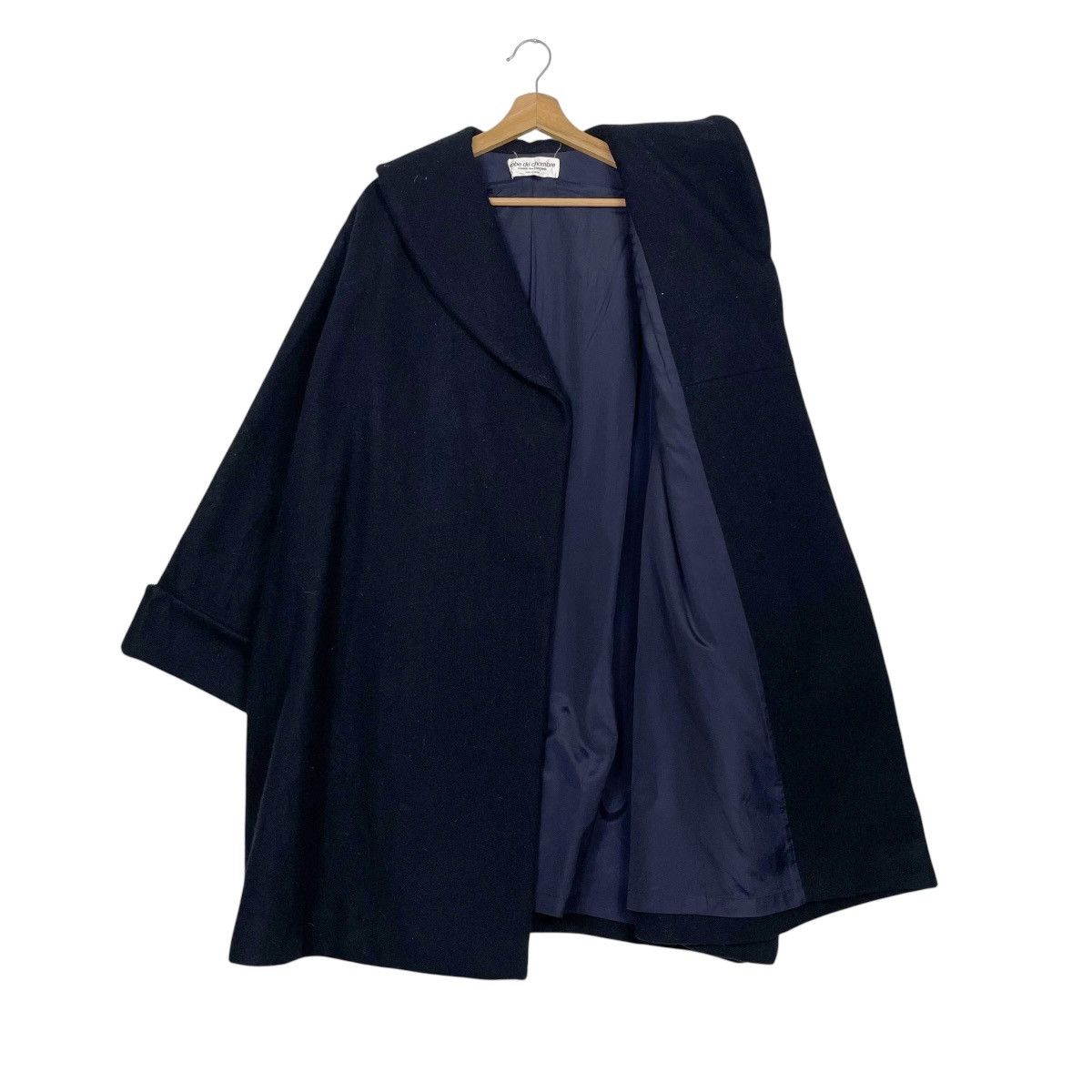 Comme des Garcons Vintage AD1996 Comme Des Garcons Robe De Chambre Overcoat Size L / US 10 / IT 46 - 10 Thumbnail