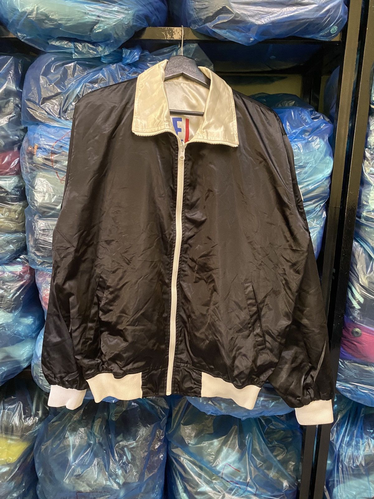 Vintage VINTAGE LA CIEL BLUE SATIN JACKET MADE IN JAPAN Size US L / EU 52-54 / 3 - 7 Thumbnail