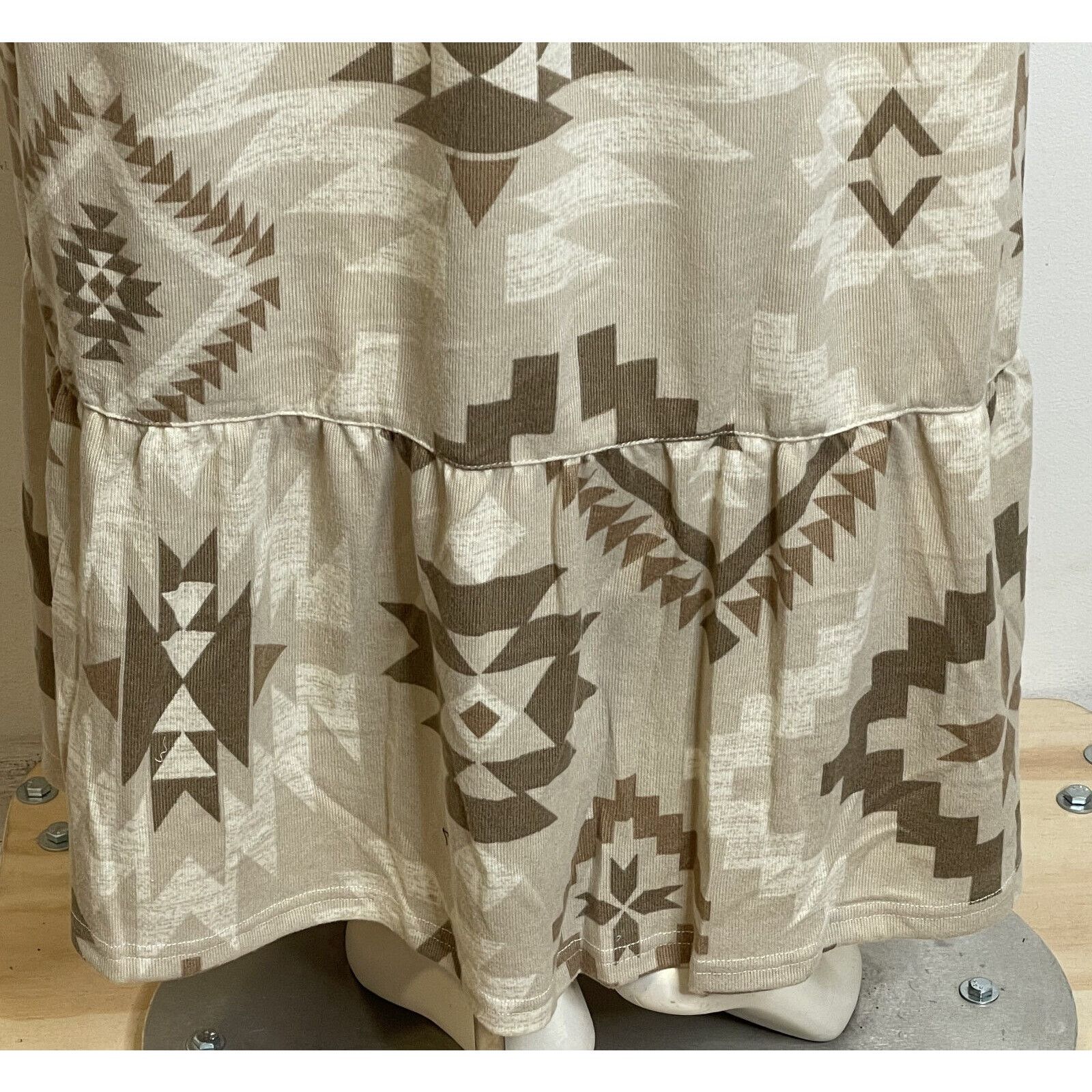 Double D Ranch Double D Ranch Mesa Sunrise Dress Long XL NWT SW Beaded Tan Size XL / US 12-14 / IT 48-50 - 8 Thumbnail