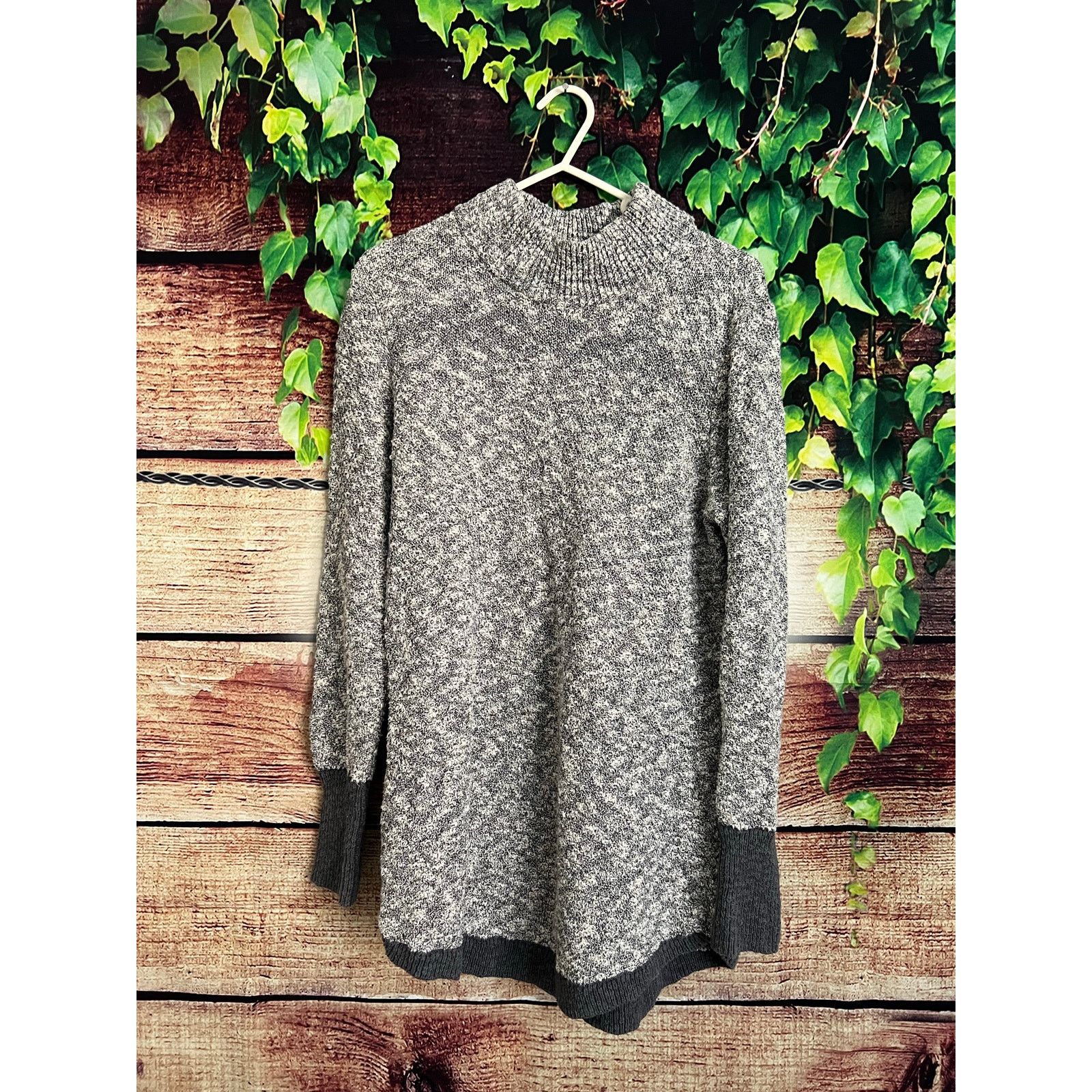 L.L. Bean LL Bean Sweater Dress Cotton Linen Knit Mock Neck Small Size S / US 4 / IT 40 - 1 Thumbnail