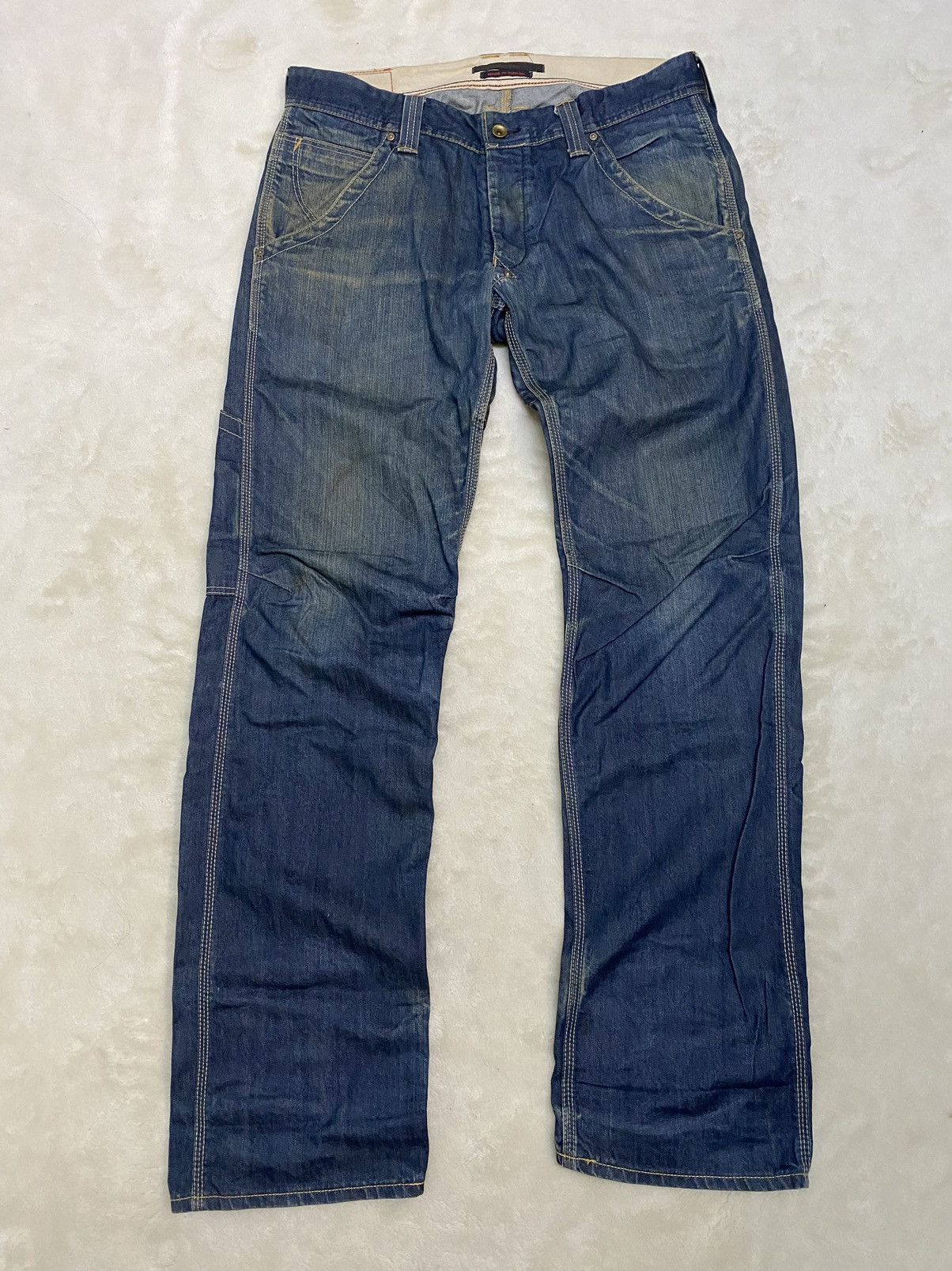 Image of Blue Blue Japan Blue Way Jeans, Men's (Size 35)