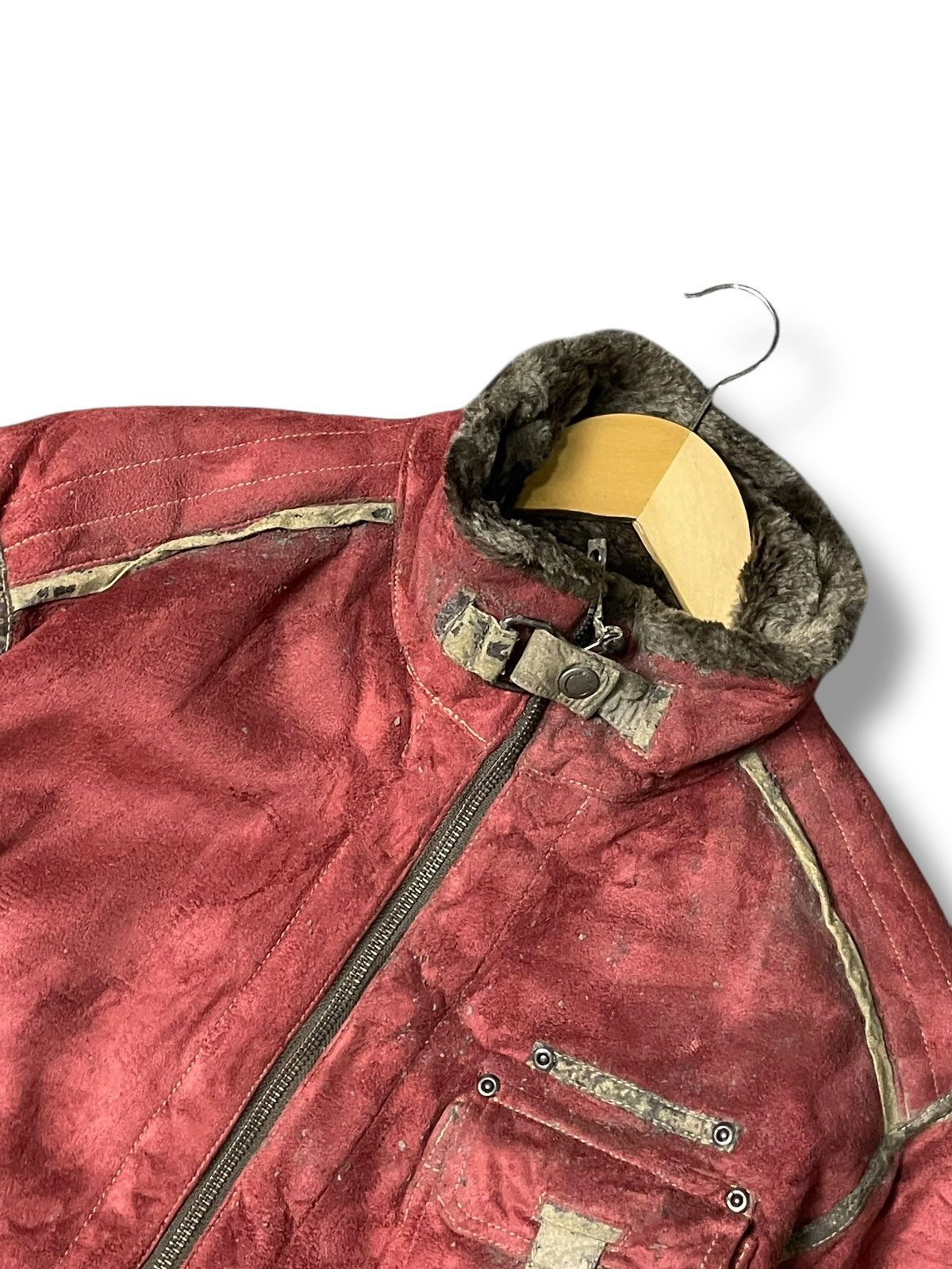 Japanese Brand × Vintage Comming Man Brand Leather Suede Jacket (70) Size US L / EU 52-54 / 3 - 7 Thumbnail