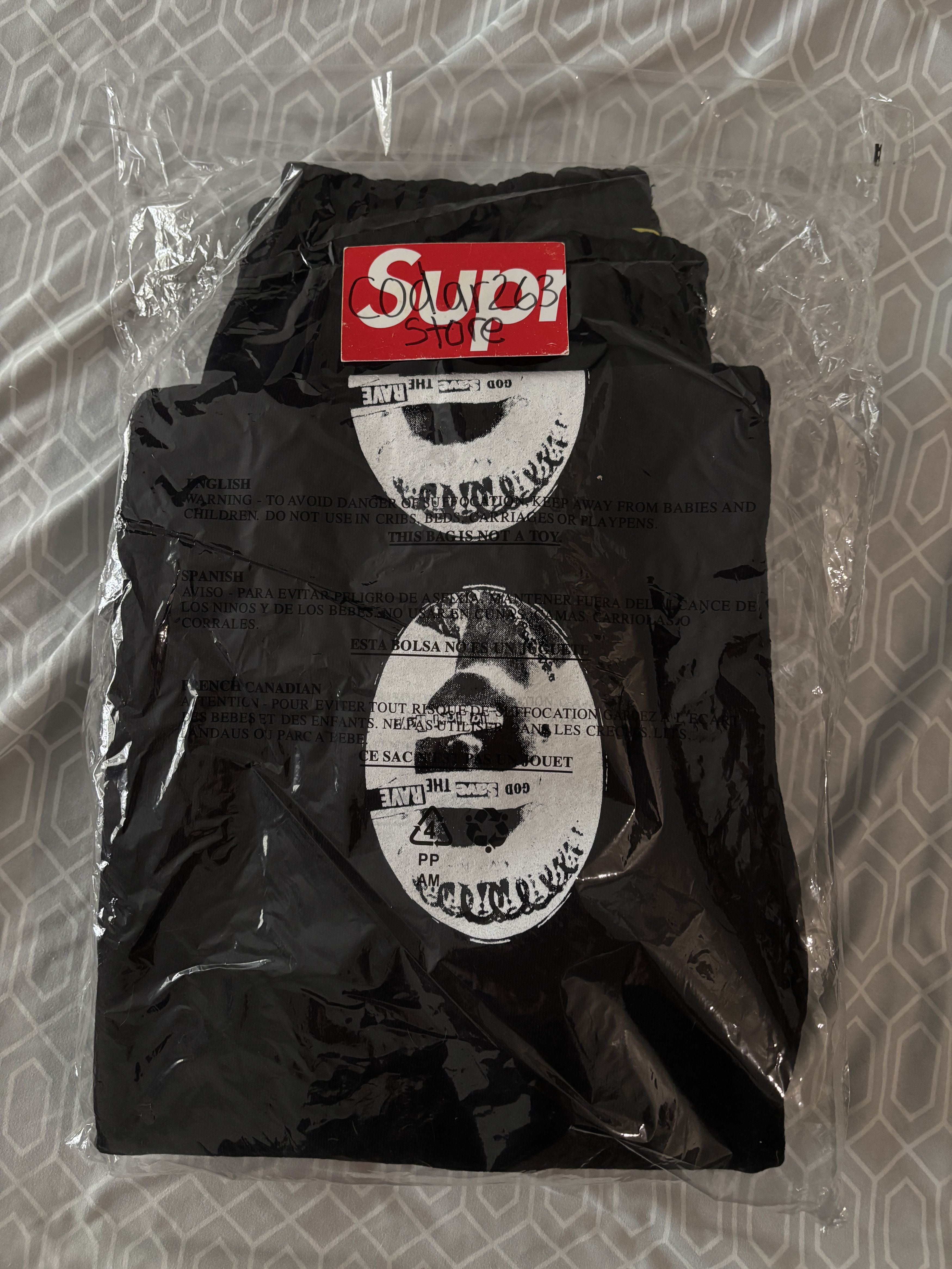 AWGE × Midnight Studios God Save the Rave Sweatpants Midnight Studios AWGE Small Size US 30 / EU 46 - 1 Thumbnail