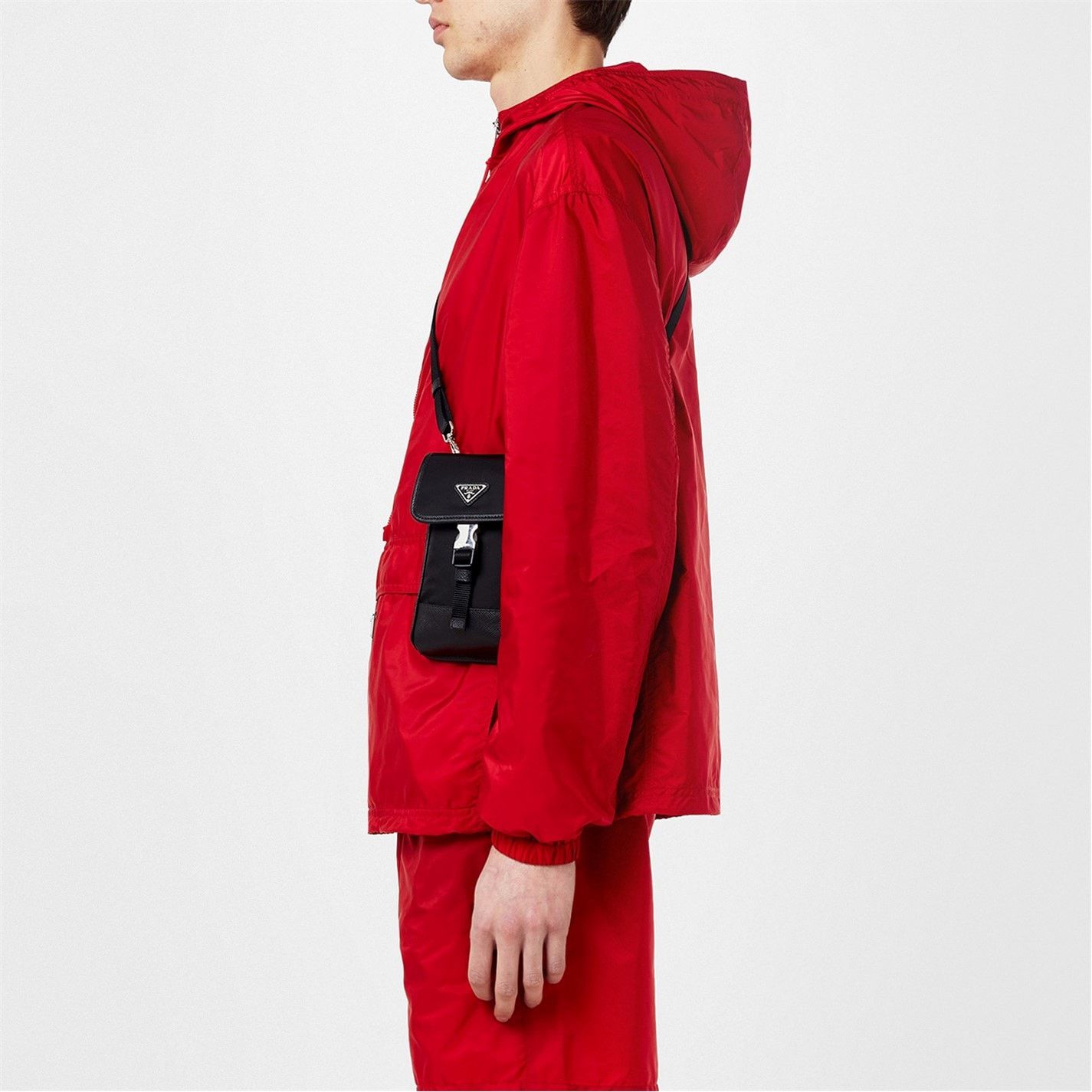 Prada PRADA Triangle Logo Windbreaker Size US S / EU 44-46 / 1 - 3 Thumbnail