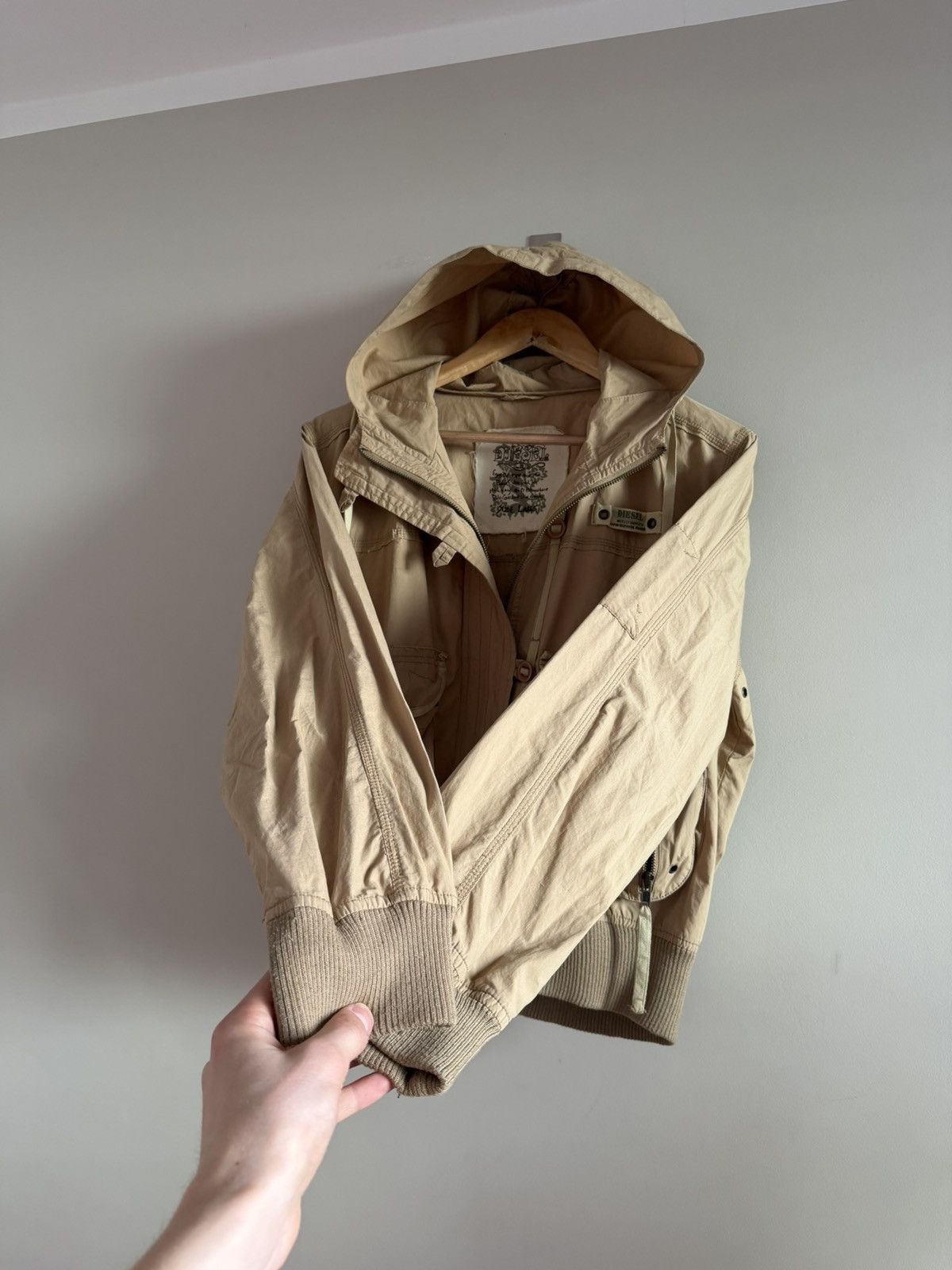 Diesel Vintage bondage distressed faded cargo diesel jacket Size L / US 10 / IT 46 - 6 Thumbnail