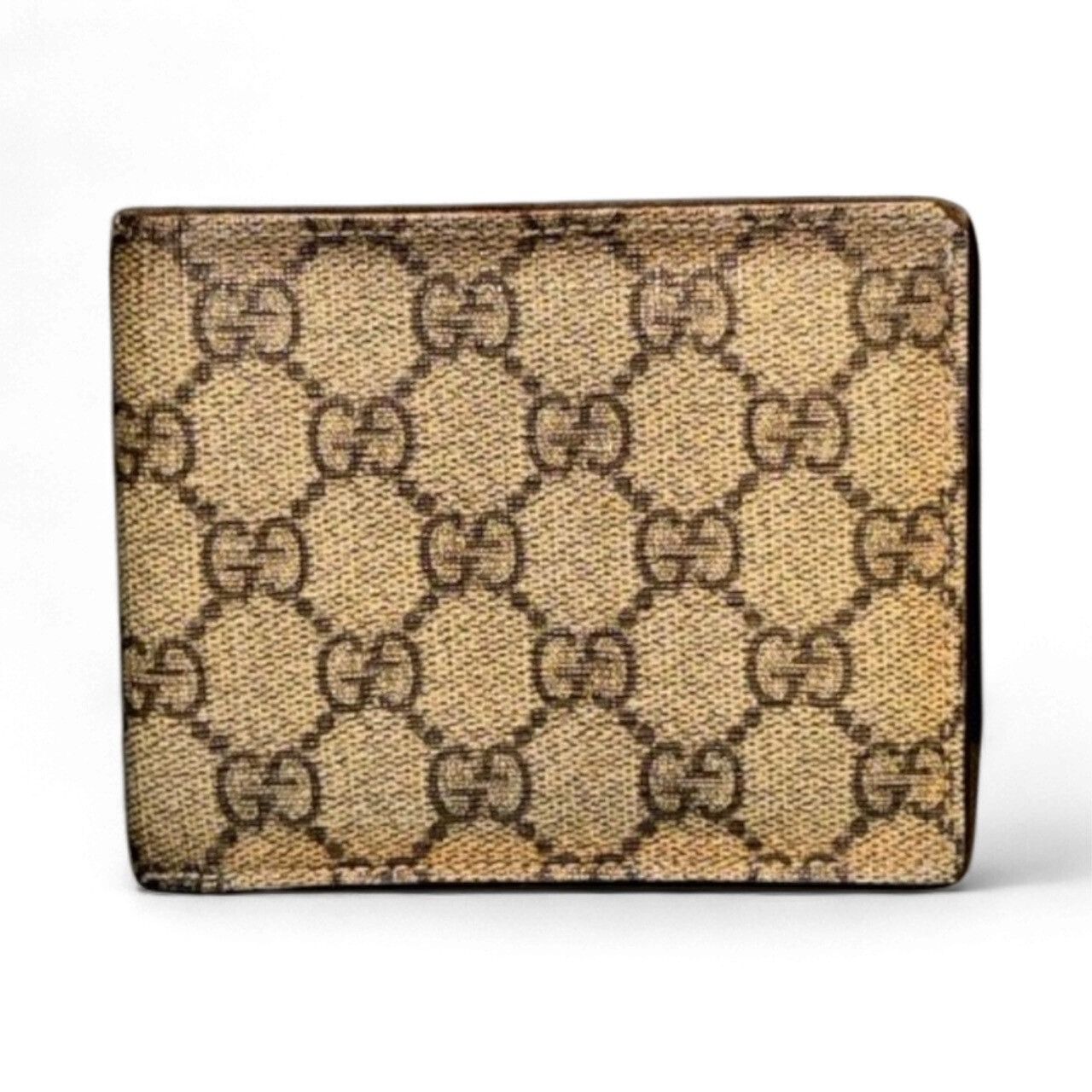 Gucci GUCCI Bill Compartment Beige x brown Size ONE SIZE - 1 Thumbnail