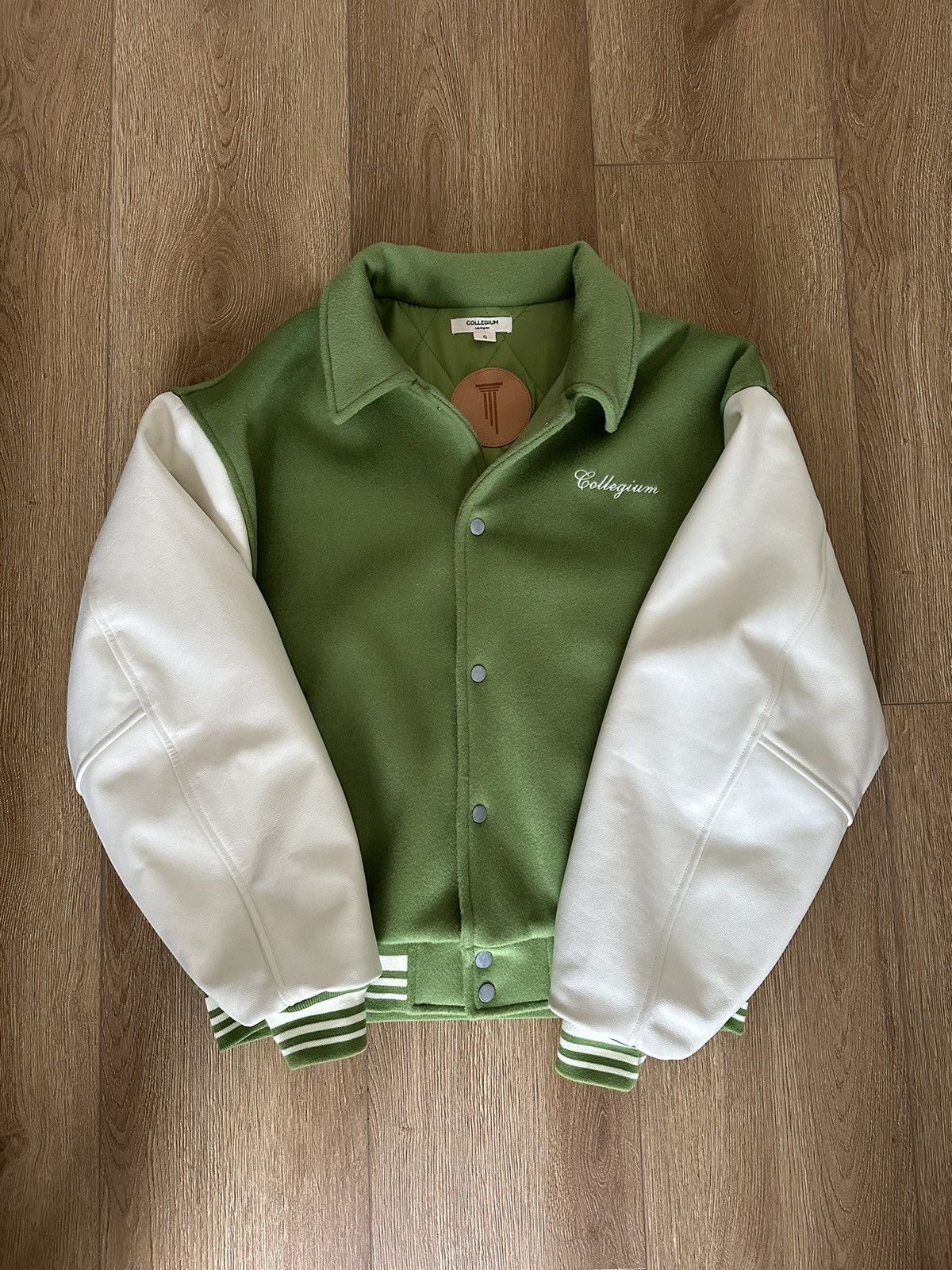 Collegium Collegium Pillar Uniform Varsity Jacket Matcha Size US S / EU 44-46 / 1 - 1 Thumbnail